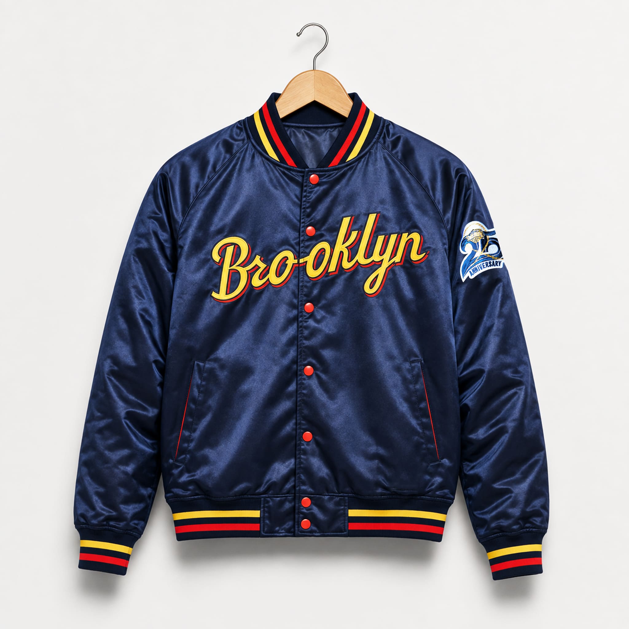 Brooklyn Cyclones 25th Anniversary Baseball Jacket 3 Brooklyn Cyclones 25th Anniversary Baseball Jacket