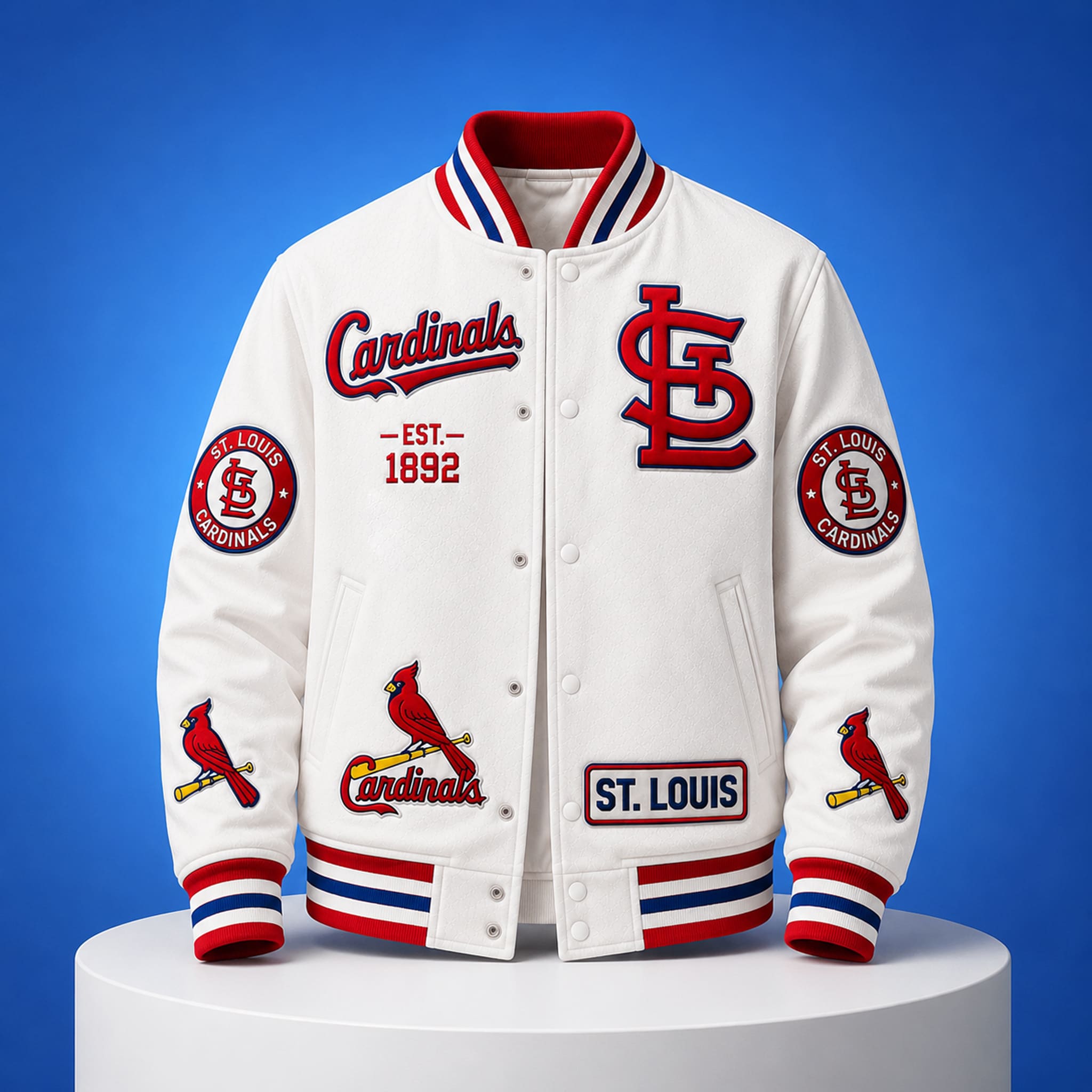 Cardinals EST 1892 Legacy Varsity Jacket Cardinals EST 1892 Legacy Varsity Jacket