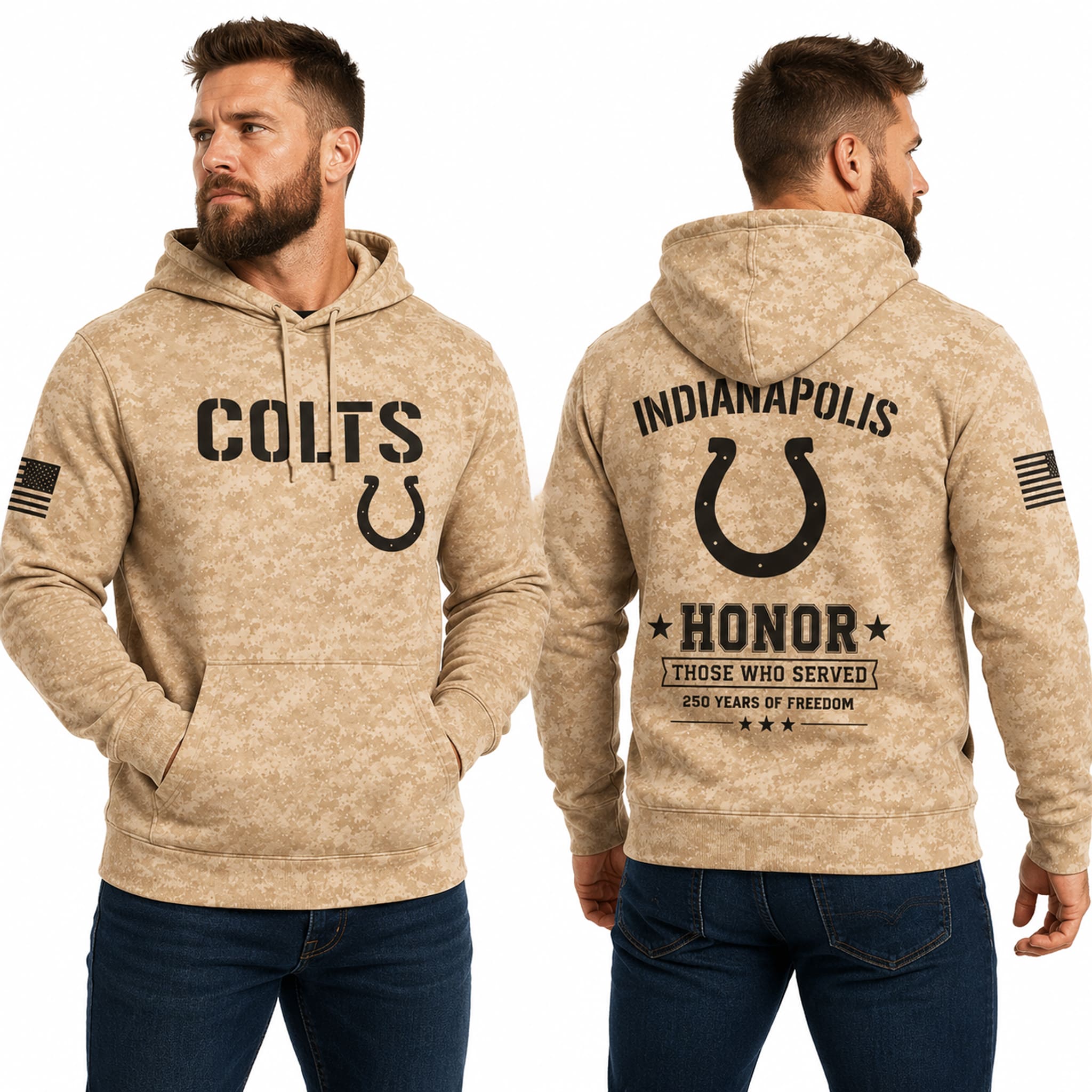 Colts 250 Years of Freedom Veteran Camo Hoodie 2 Colts 250 Years of Freedom Veteran Camo Hoodie 2