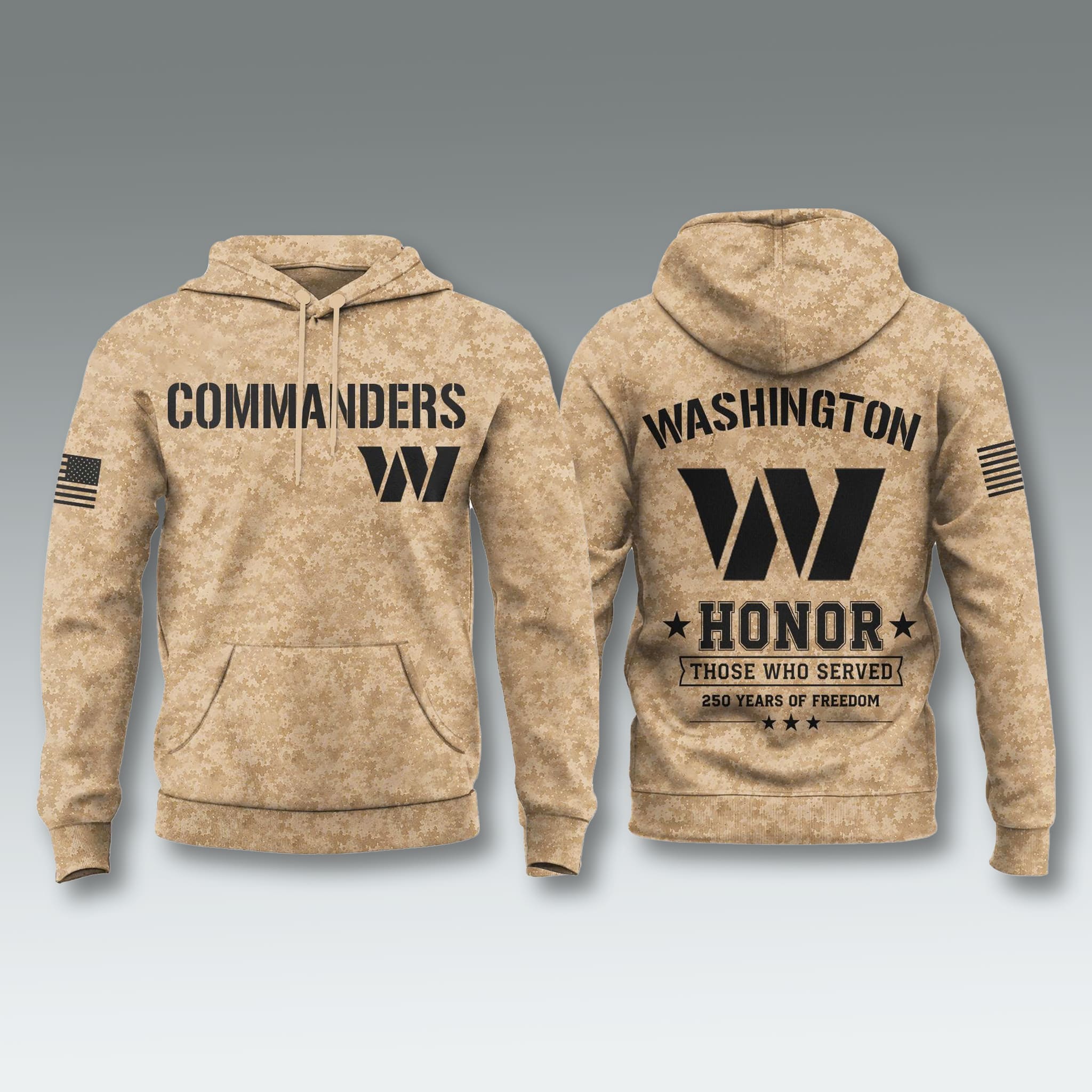 Commanders USA 250 Veterans Day Camo Hoodie 1 Commanders USA 250 Veterans Day Camo Hoodie 1