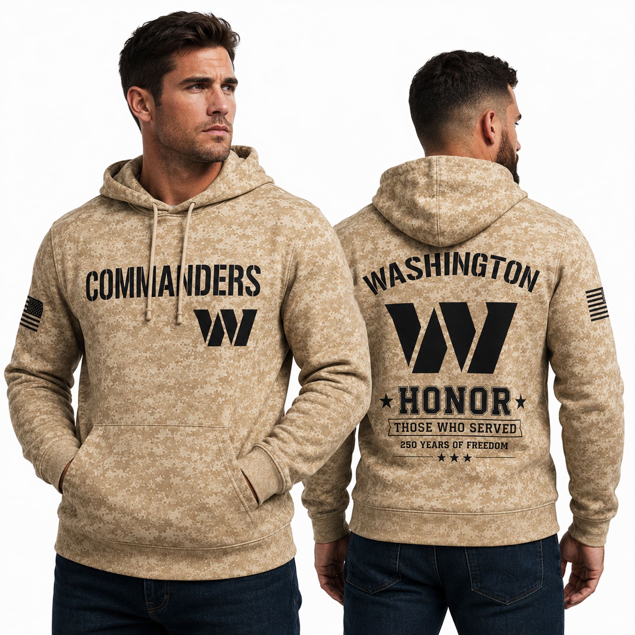 Commanders USA 250 Veterans Day Camo Hoodie 3 Commanders USA 250 Veterans Day Camo Hoodie