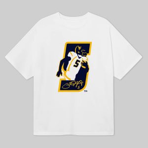 WVU Pat White Number 5 Retirement Shirt 1