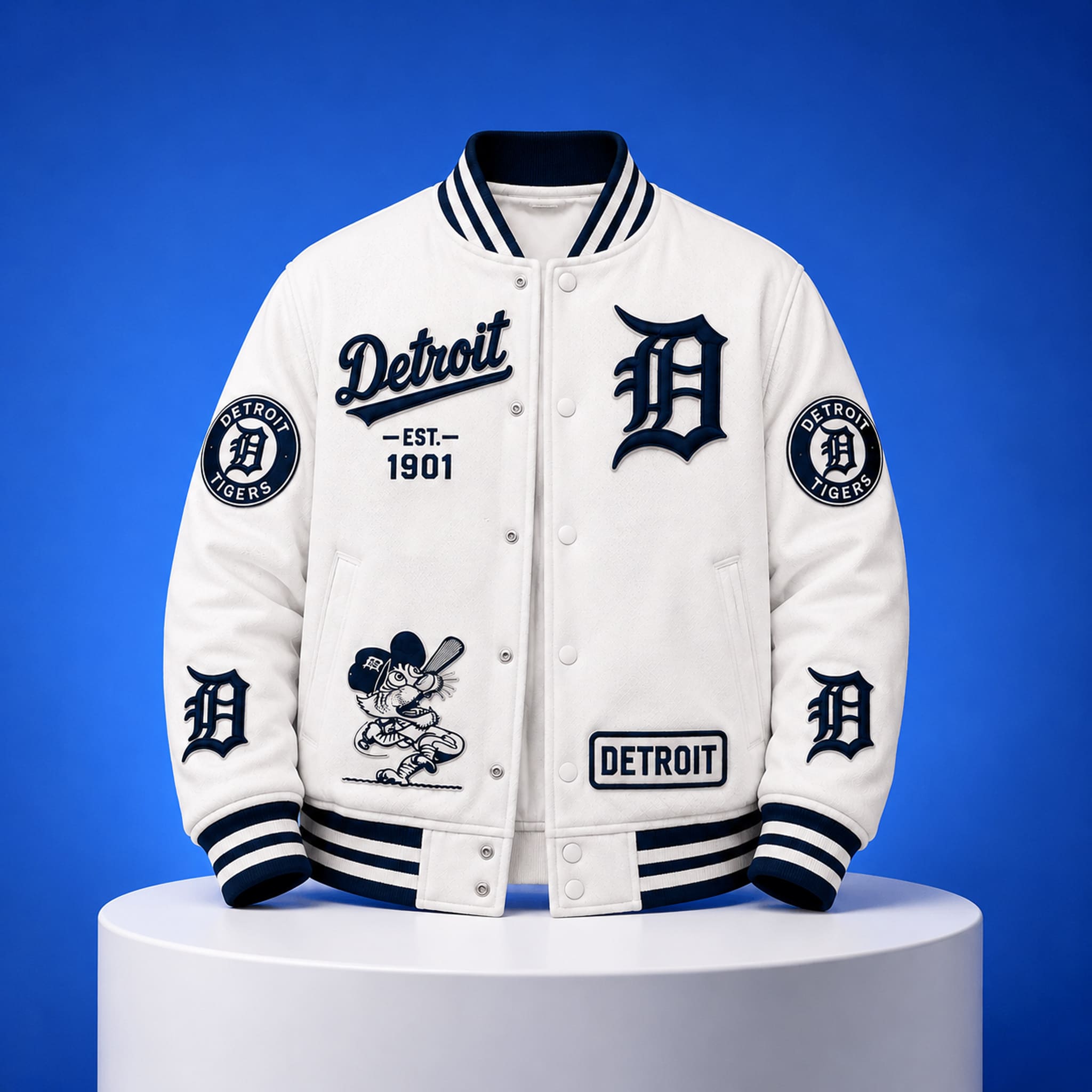 Detroit Tigers EST 1901 Legacy Varsity Jacket Detroit Tigers EST 1901 Legacy Varsity Jacket
