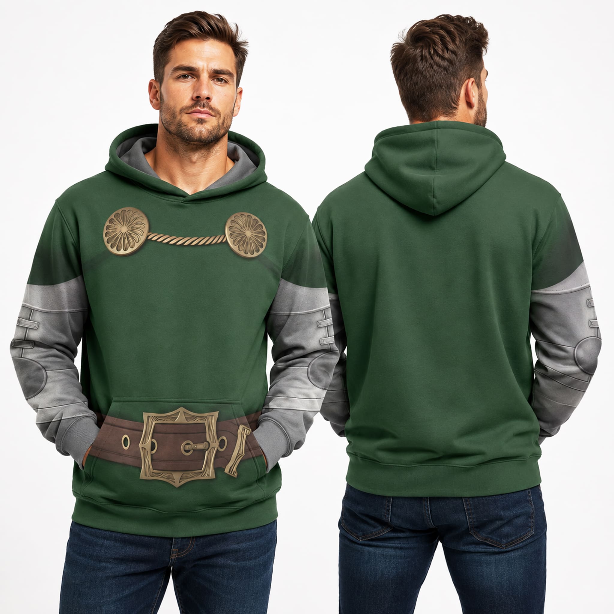 Doctor Doom Halloween Costume Hoodie 3 Doctor Doom Halloween Costume Hoodie 4