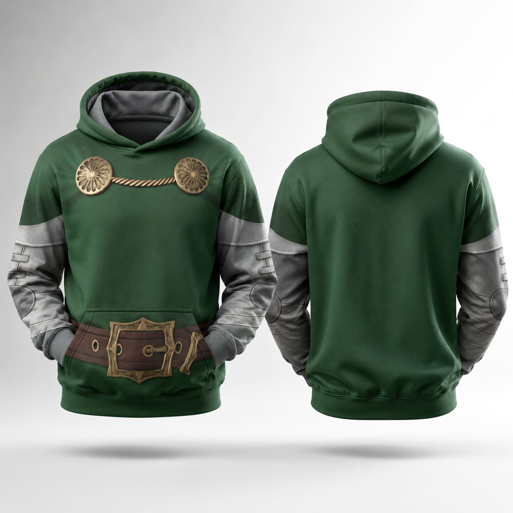 Doctor Doom Halloween Costume Hoodie 4 Doctor Doom Halloween Costume Hoodie