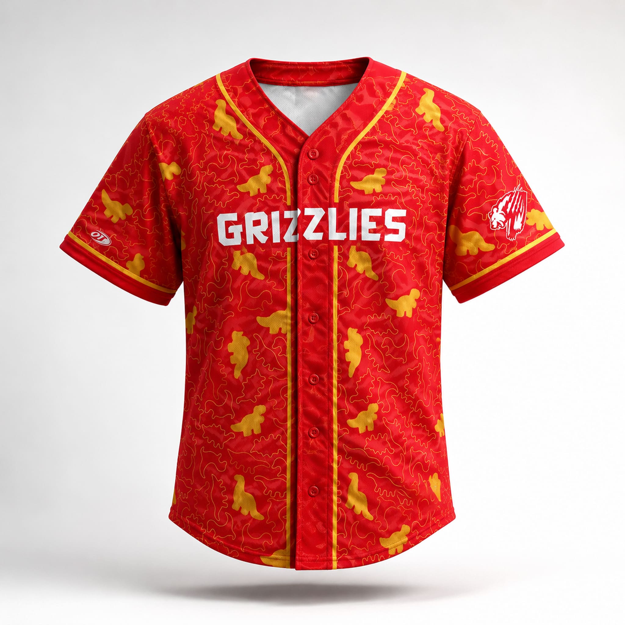 2026 Fresno Grizzlies Dino Nugget Jersey 4 Fresno Grizzlies Dino Nugget Jersey 2026 4