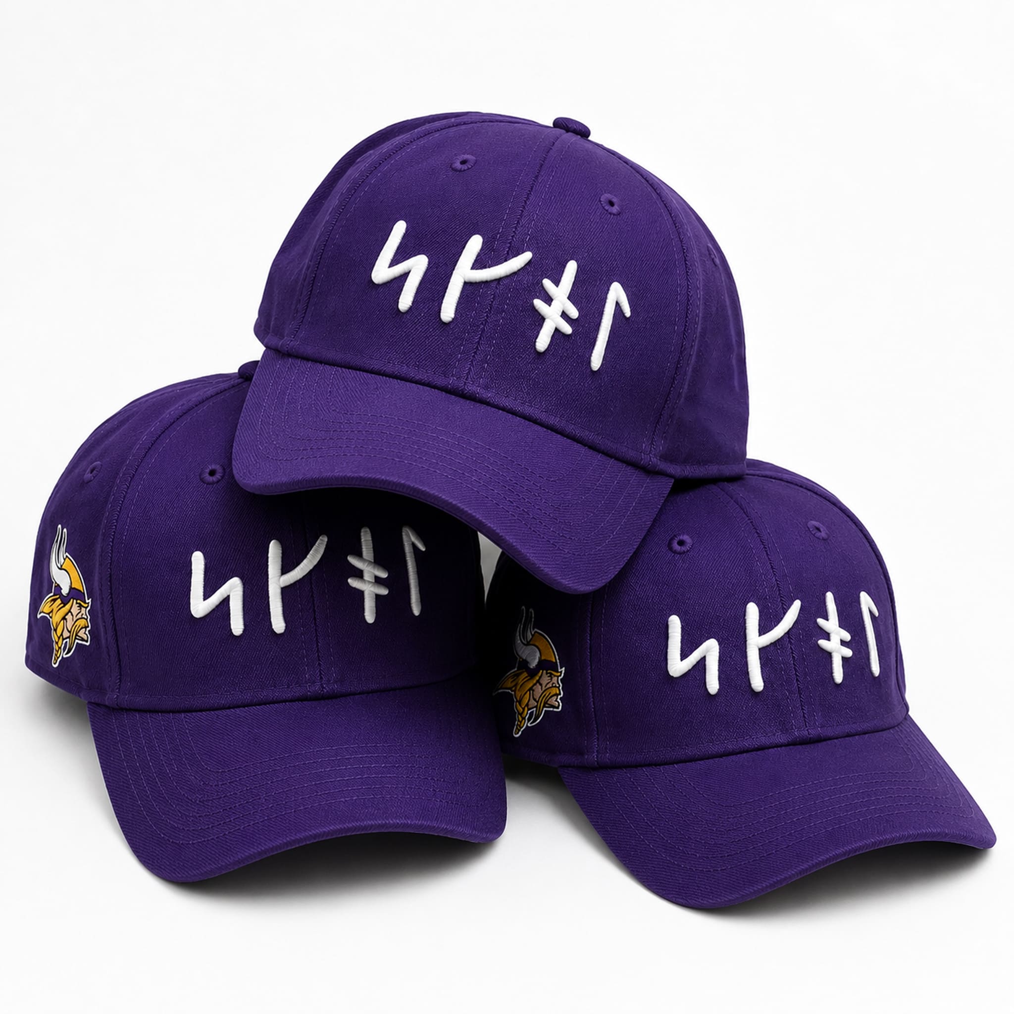 Kevin O’Connell Vikings SKOL Runes Hat 3 Kevin O Connell Vikings SKOL Runes Hat