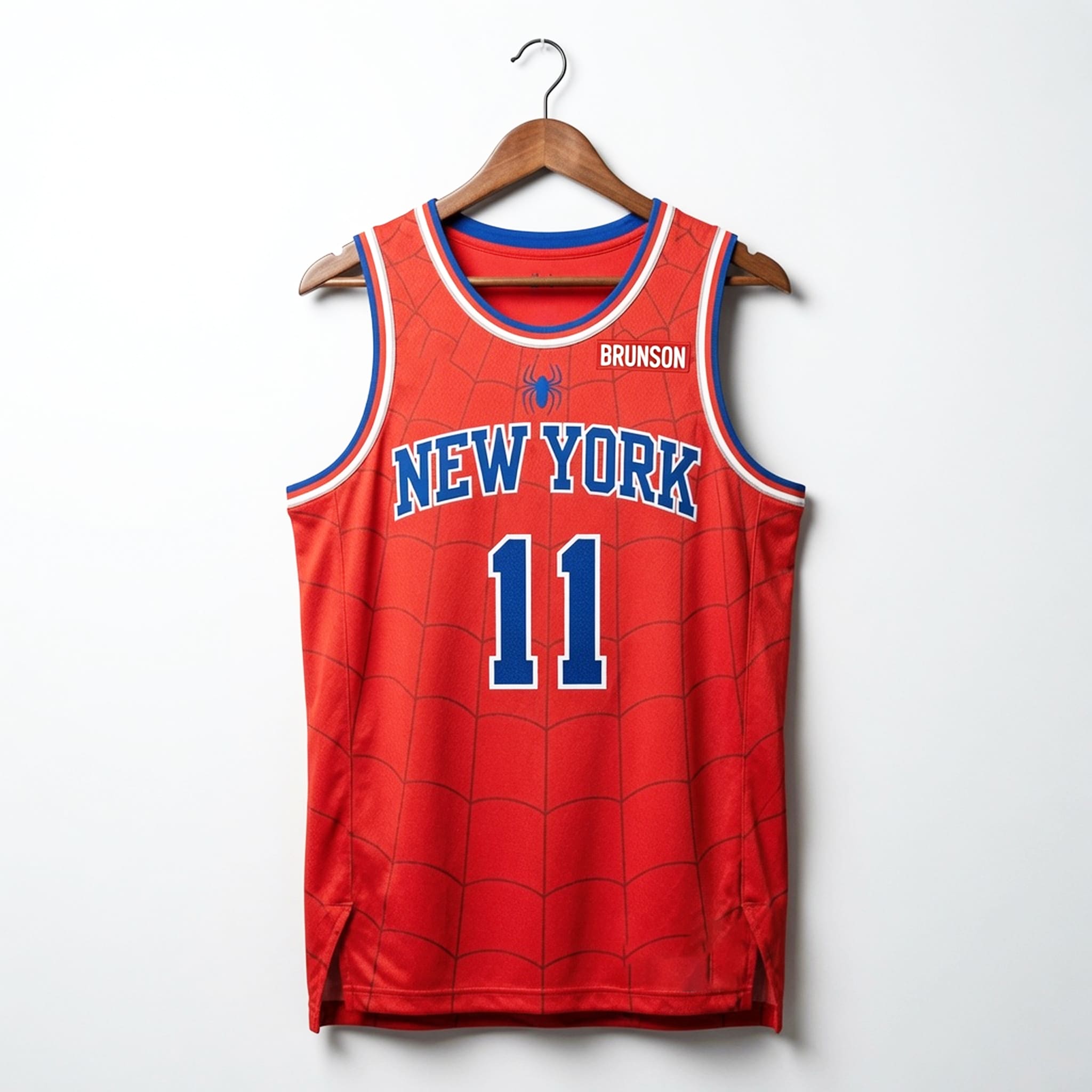 Knicks Jalen Brunson Spider Man Jersey 2026 2 Knciks Jalen Brunson Spider Man Jersey 2026 5