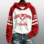 Lake Ontario Canada Casual Hoodie