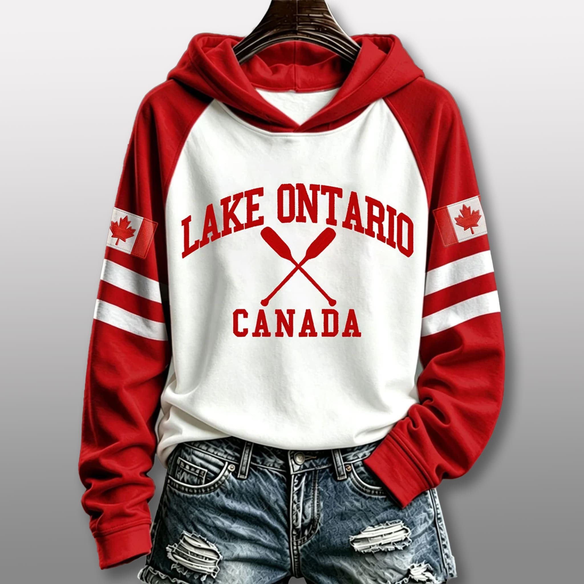 Lake Ontario Canada Casual Hoodie 1 Lake Ontario Canada Casual Hoodie 1