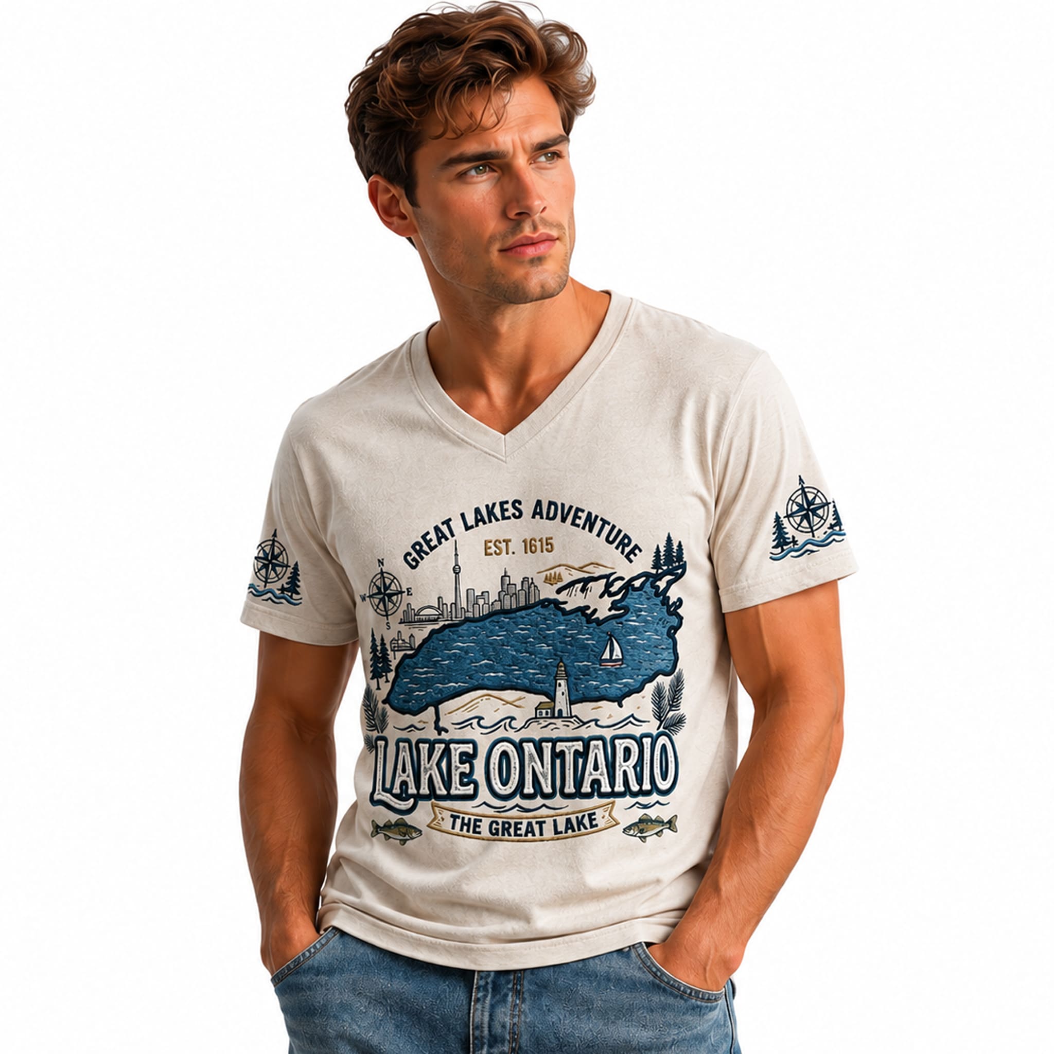 Lake Ontario Great Lakes Adventure Vintage Shirt 3 Lake Ontario Great Lakes Adventure Vintage Shirt 3