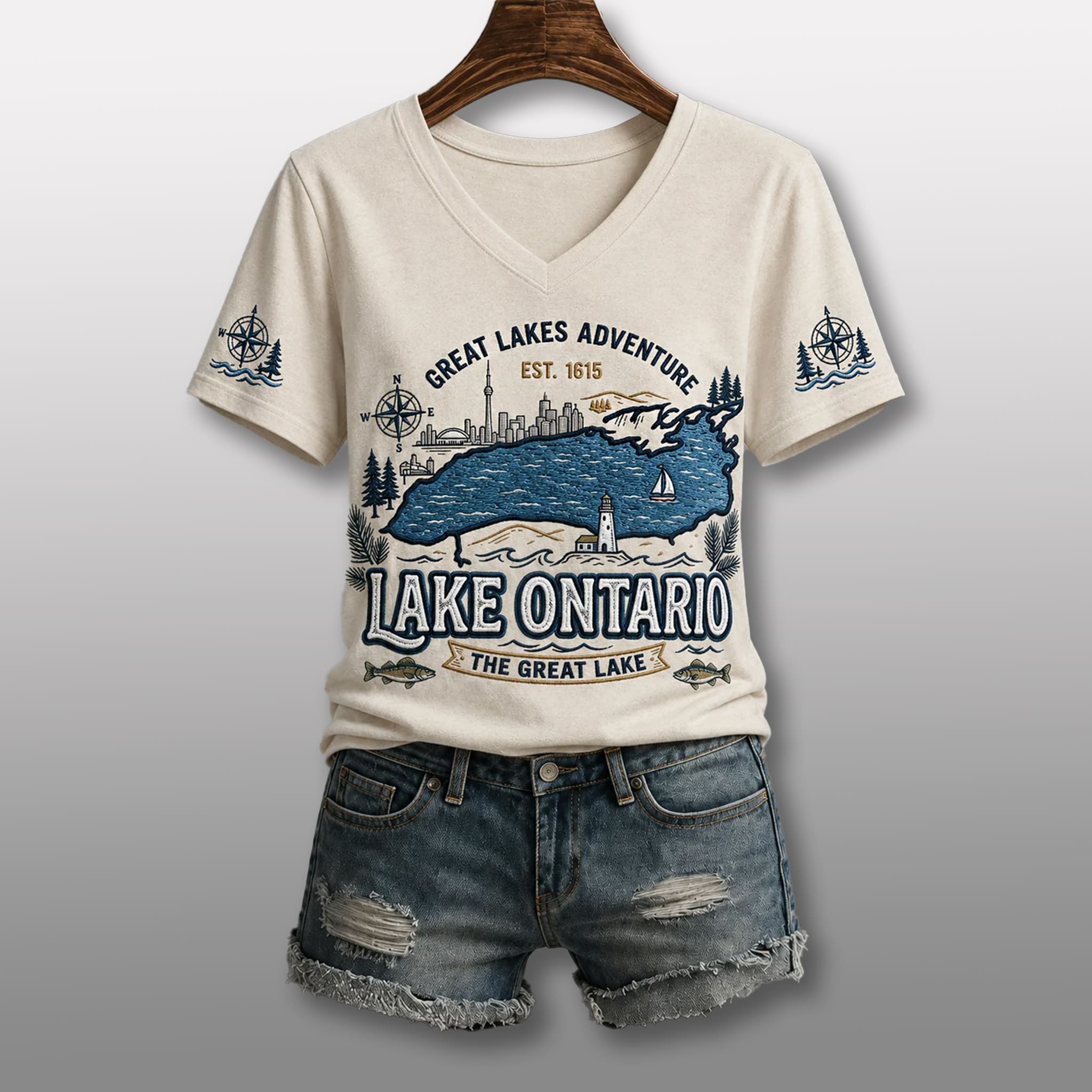 Lake Ontario Great Lakes Adventure Vintage Shirt 4 Lake Ontario Great Lakes Adventure Vintage Shirt 4