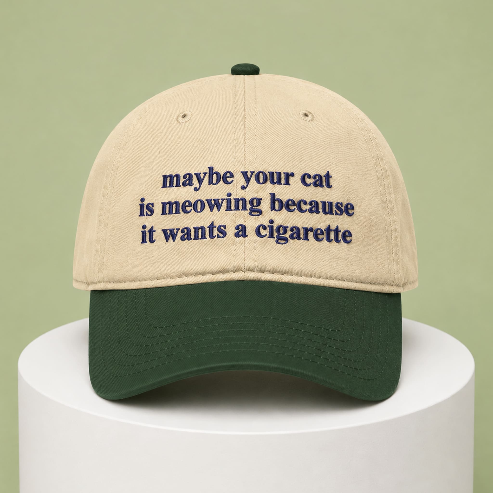 Maybe Your Cat Is Meowing Because It Wants A Cigarette Hat 1 Maybe Your Cat Is Meowing Because It Wants A Cigarette Hat 2