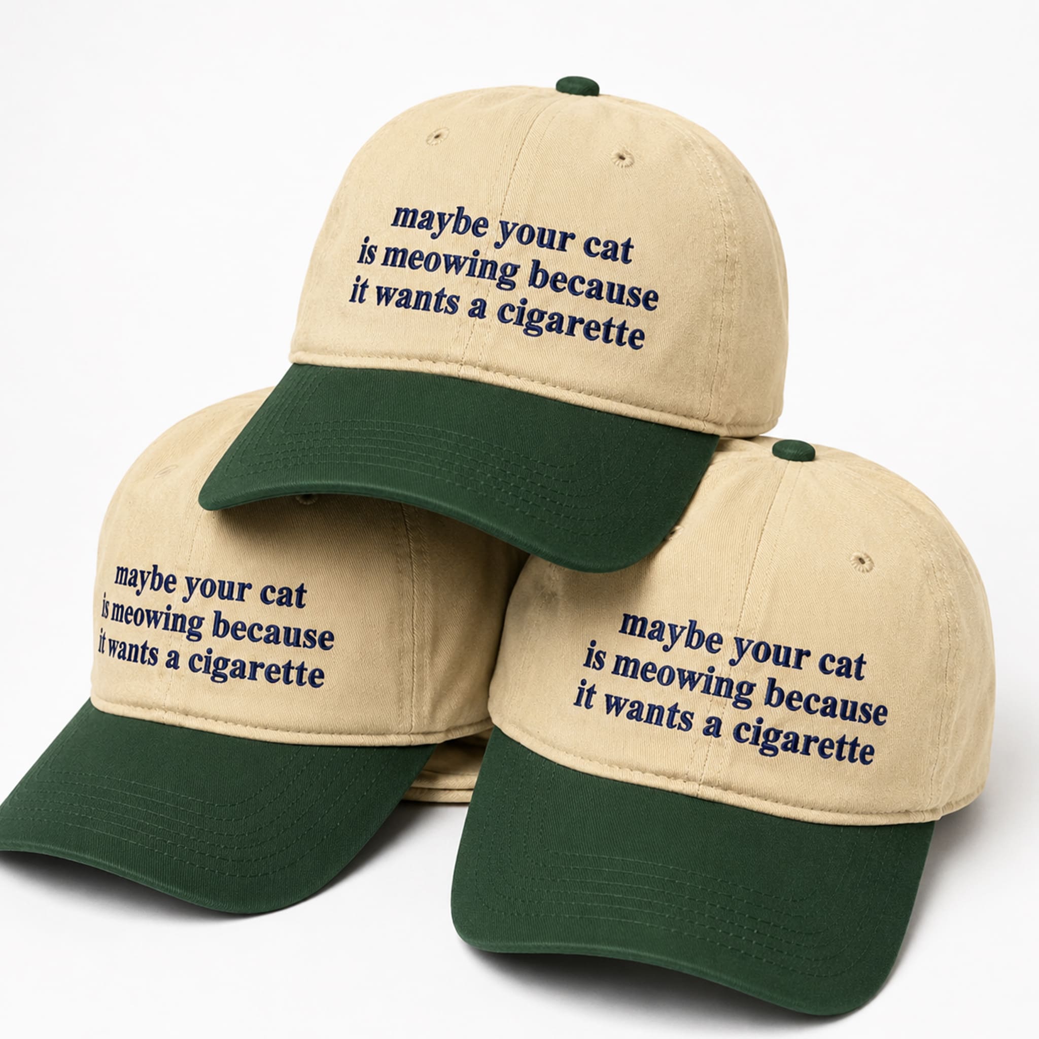 Maybe Your Cat Is Meowing Because It Wants A Cigarette Hat 3 Maybe Your Cat Is Meowing Because It Wants A Cigarette Hat 4