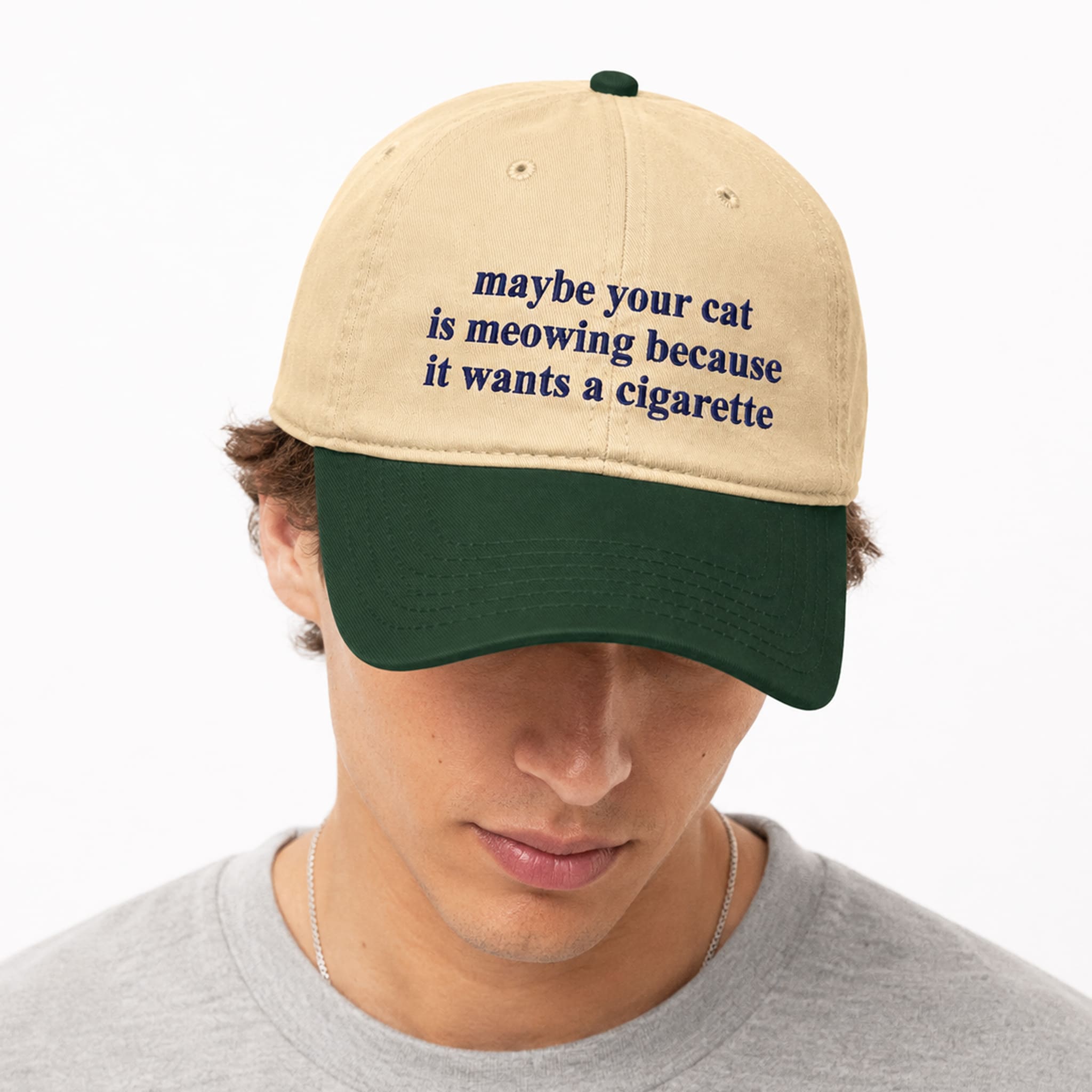 Maybe Your Cat Is Meowing Because It Wants A Cigarette Hat 5 Maybe Your Cat Is Meowing Because It Wants A Cigarette Hat 5