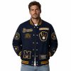 Milwaukee Brewers EST 1970 Legacy Varsity Jacket 5 Milwaukee Brewers EST 1970 Legacy Varsity Jacket