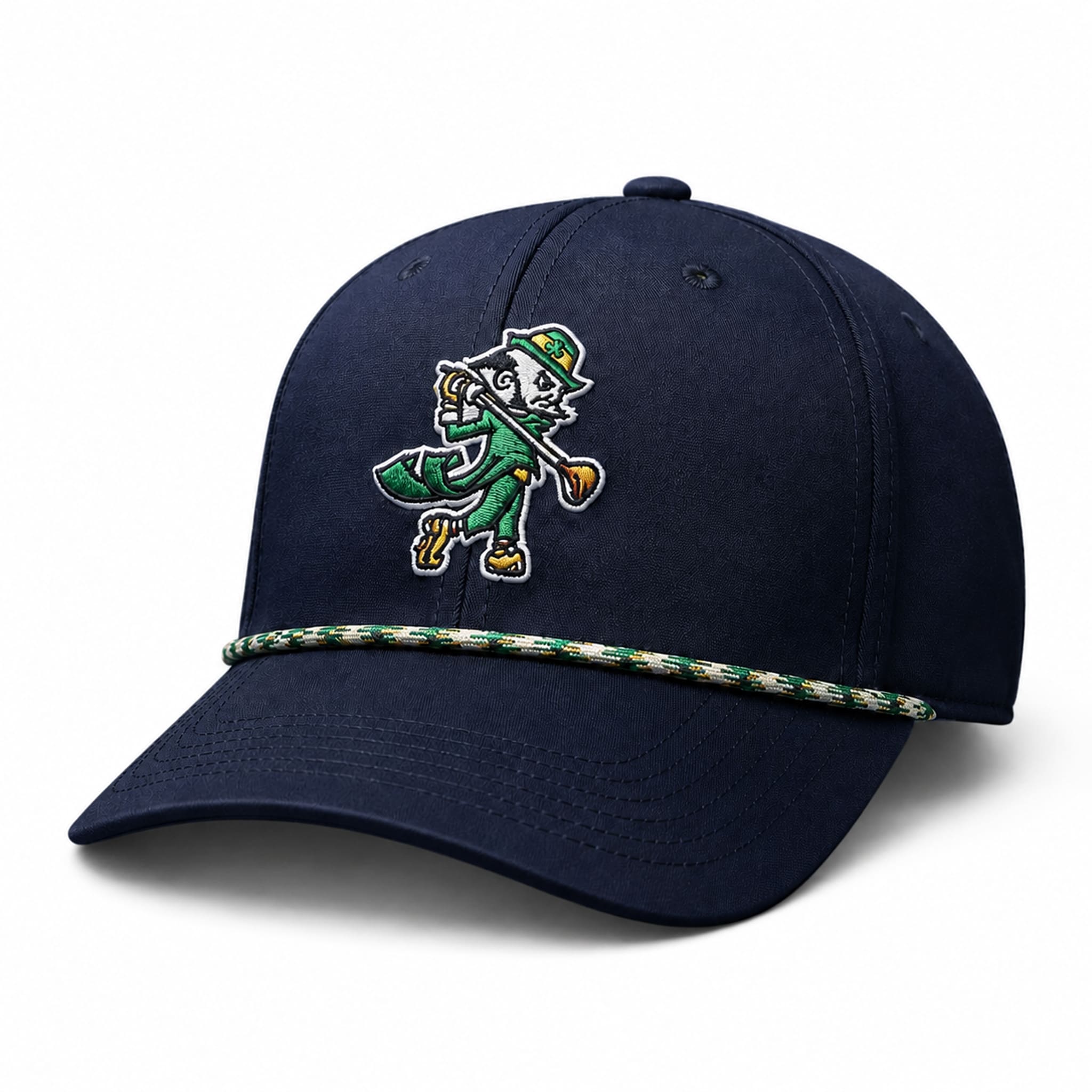 Notre Dame Leprechaun Swing Golf Rope Hat 5 Notre Dame Leprechaun Swing Golf Rope Hat
