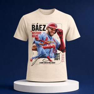 2026 Cardinals Joshua Baez History Made Shirt Giveaway 1