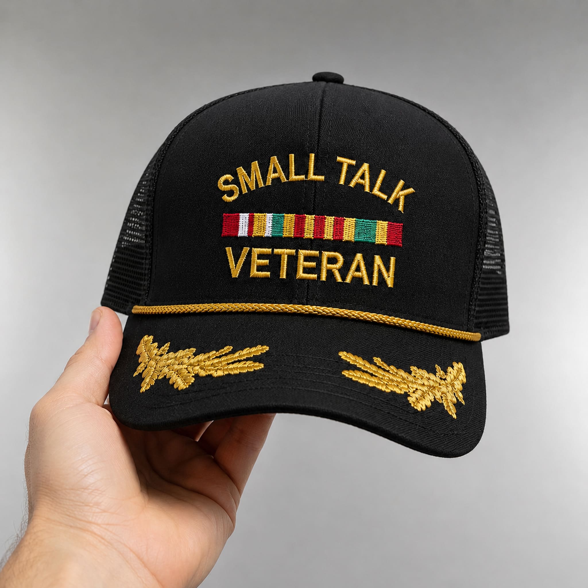 Small Talk Veteran Hat 2 Small Talk Veteran Hat 1