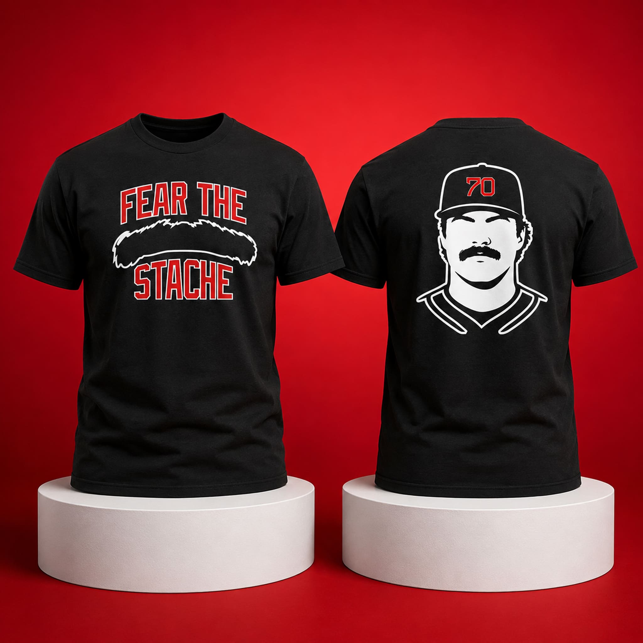 Red Sox Chad Tracy Fear The Stache Shirt 1 Red Sox Chad Tracy Fear The Stache Shirt 1
