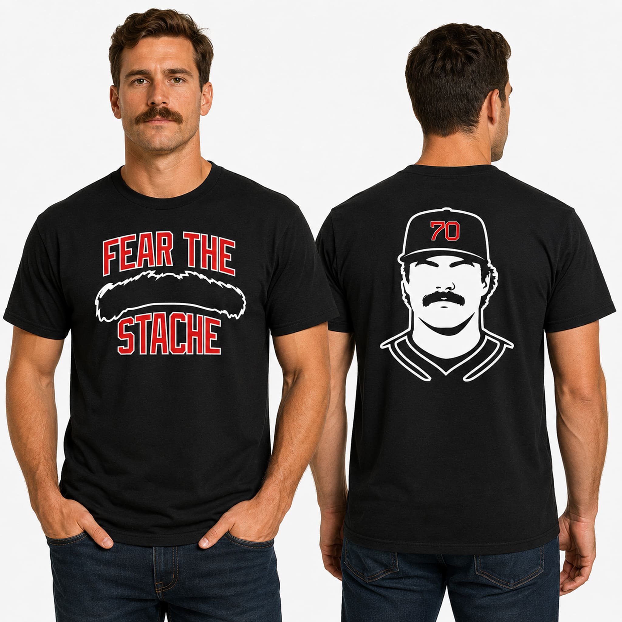 Red Sox Chad Tracy Fear The Stache Shirt 4 Red Sox Chad Tracy Fear The Stache Shirt 4
