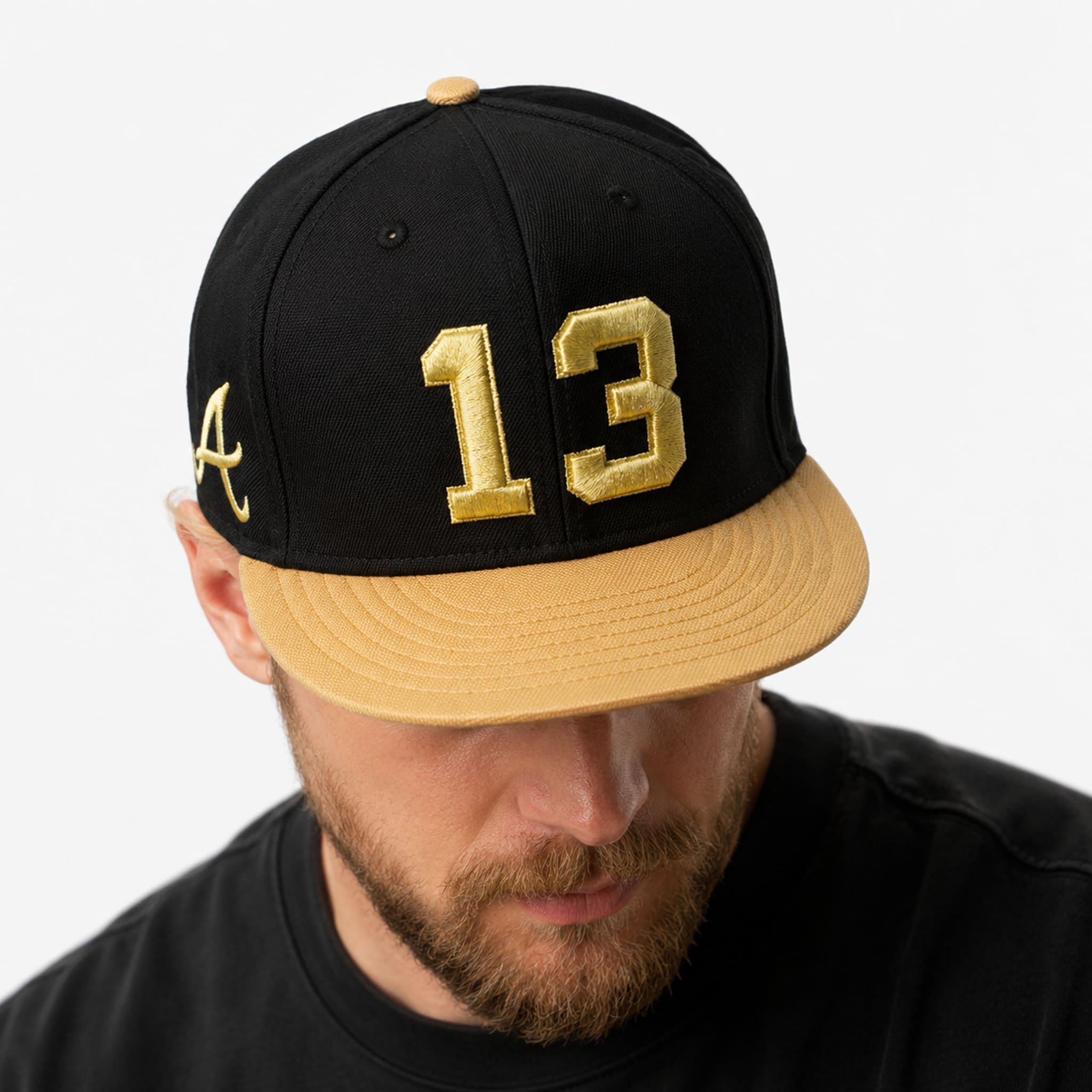 Ronald Acuna Jr Braves Gold Hat 2026 1 Ronald Acuna Jr Braves Gold Hat 2026 2