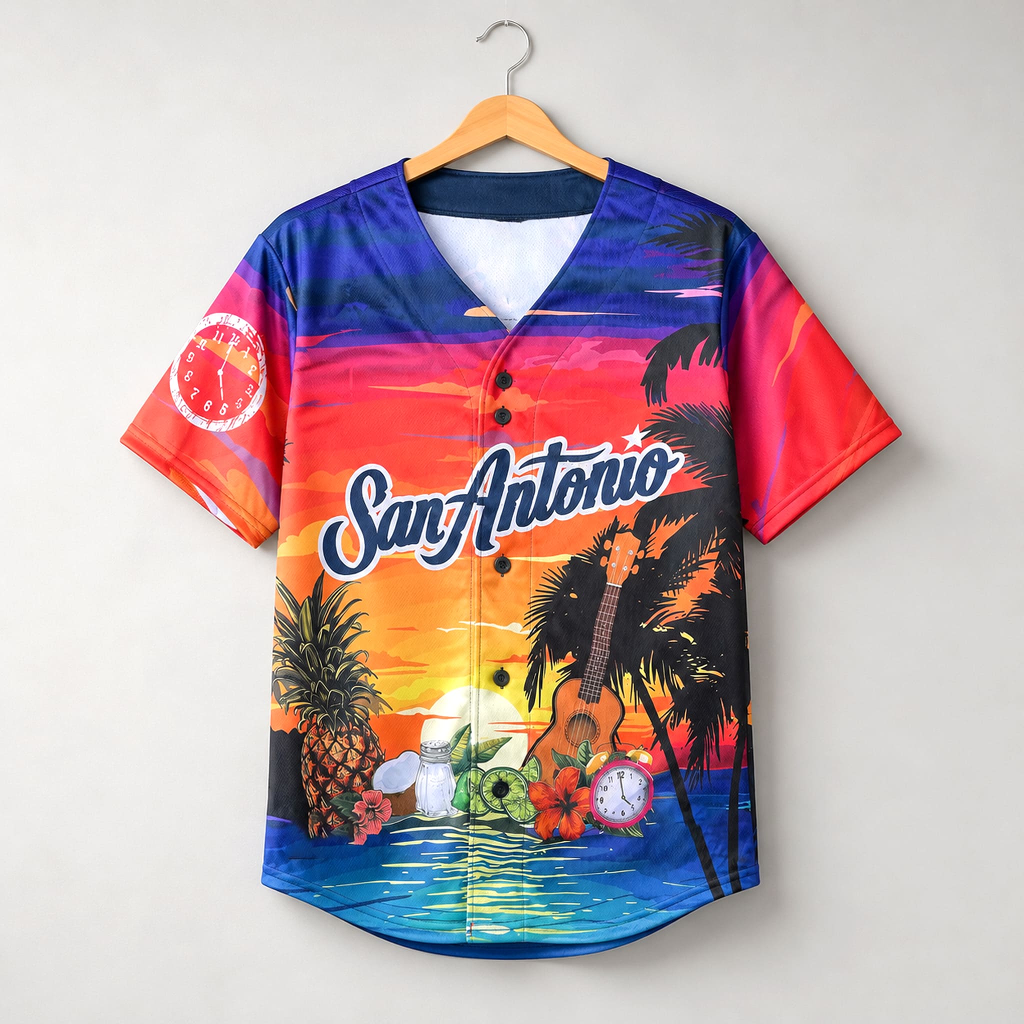 2026 San Antonio Missions Baseball Margaritaville Jersey 4 San Antonio Missions Baseball Margaritaville Jersey 2026 4