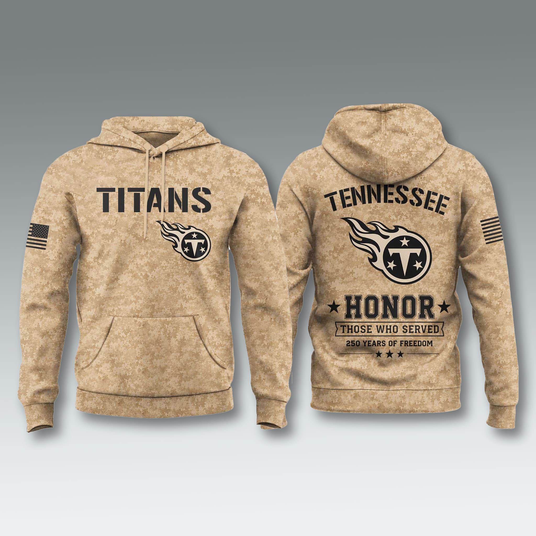 Titans USA 250 Veterans Day Camo Hoodie 1 Titans USA 250 Veterans Day Camo Hoodie 1
