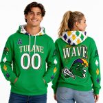 2026 Tulane Green Wave City Edition Mardi Gras Hoodie