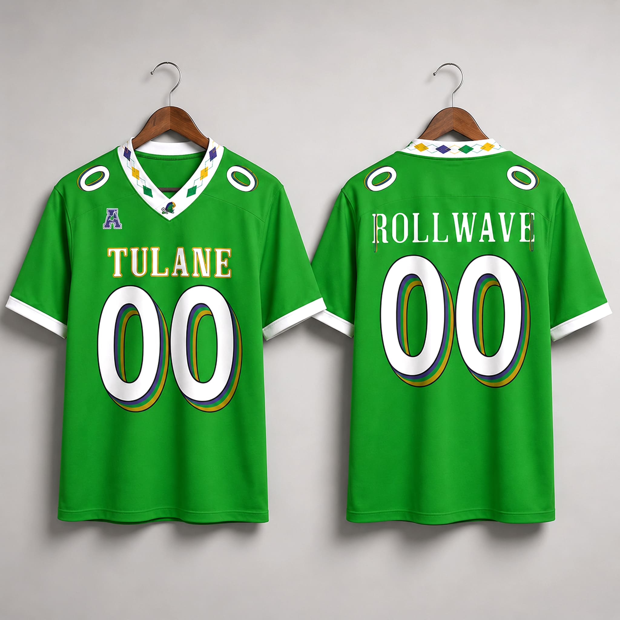 Tulane Green Wave Mardi Gras City Edition Jersey 2026 2 Tulane Green Wave Mardi Gras City Edition Jersey 2026 3