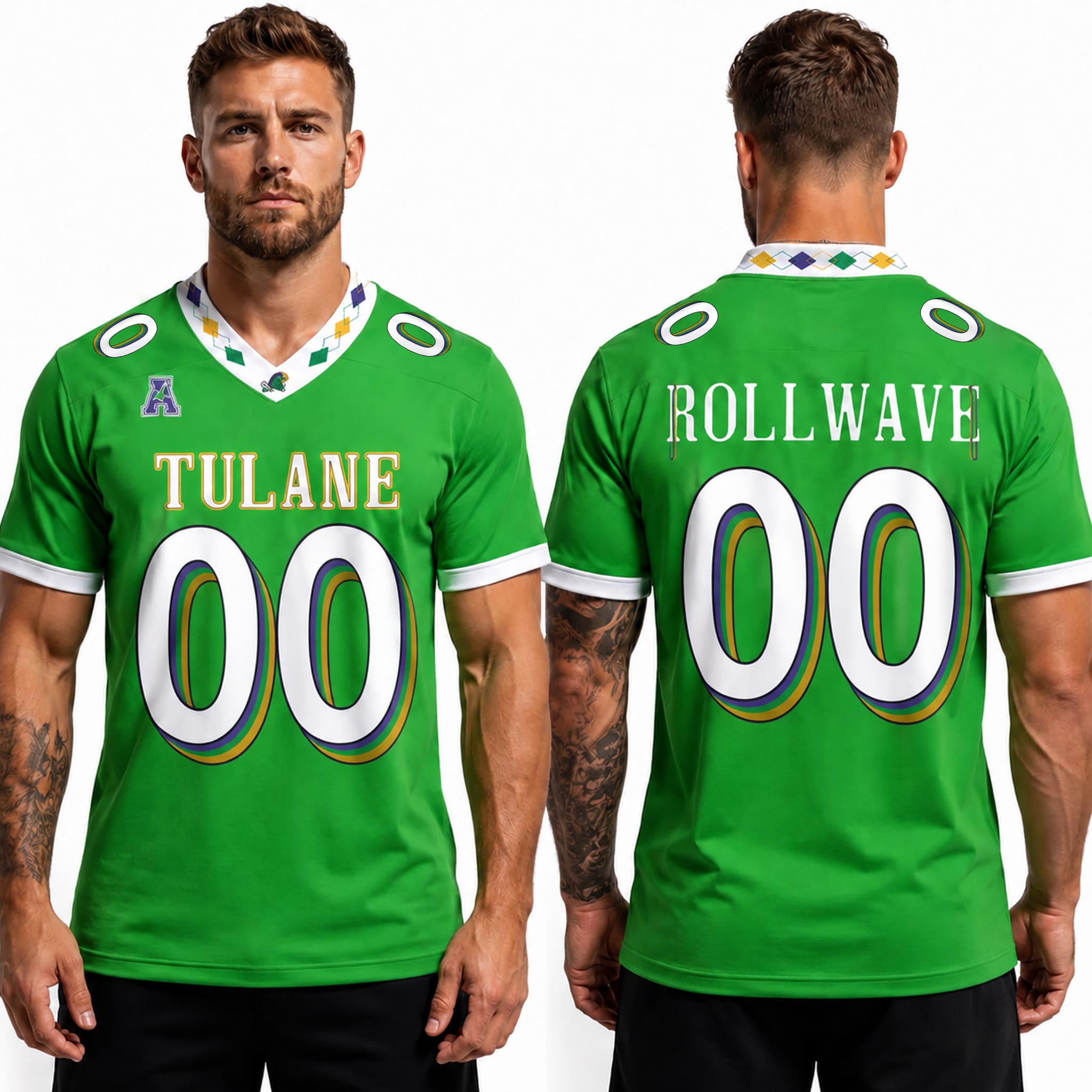 Tulane Green Wave Mardi Gras City Edition Jersey 2026 4 Tulane Green Wave Mardi Gras City Edition Jersey 2026 4