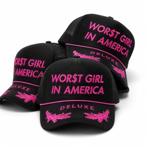 Worst Girl In America Deluxe Pink Hat 1
