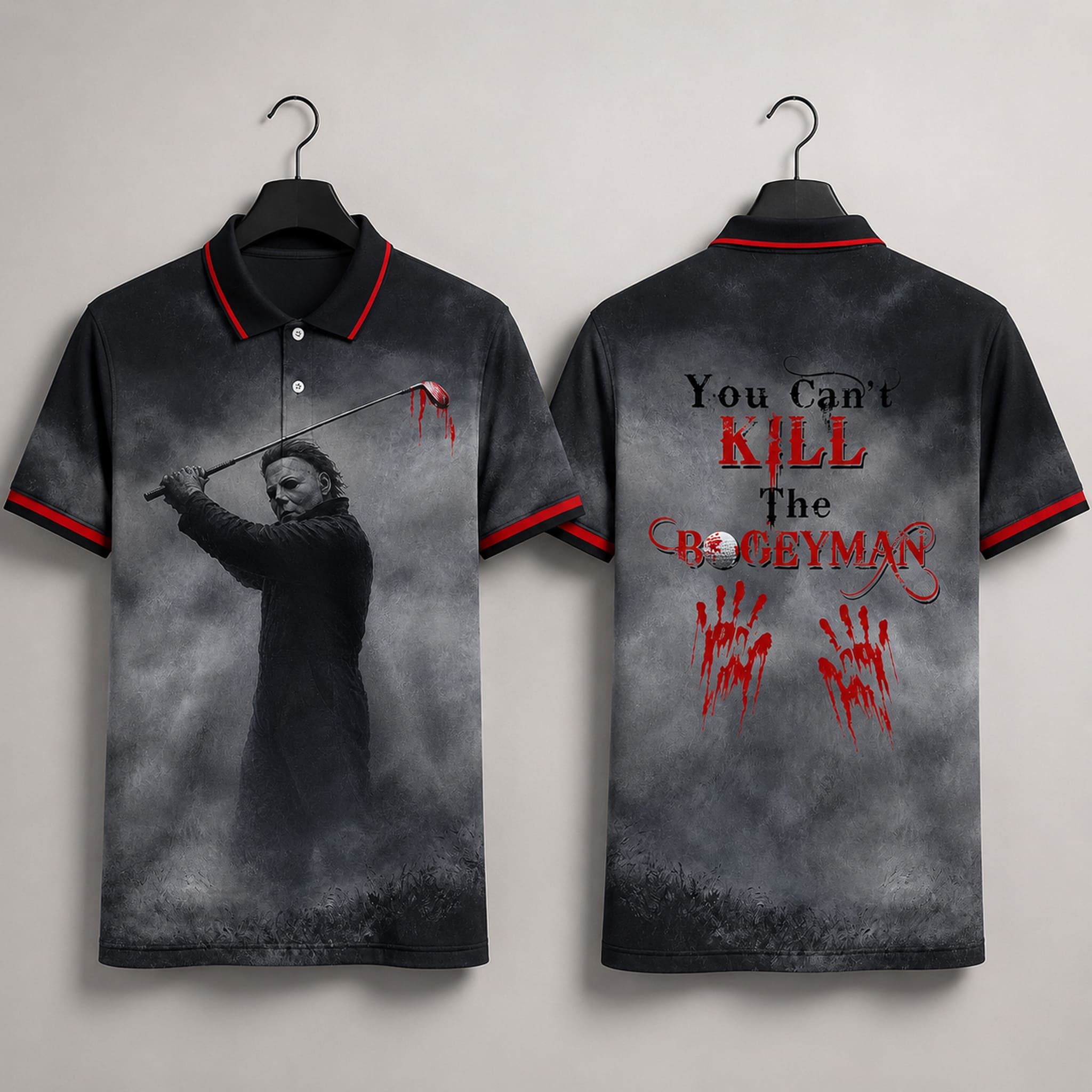 You Can't Kill The Bogeyman Halloween Golf Polo Shirt 1 You Cant Kill The Bogeyman Halloween Golf Polo Shirt 1