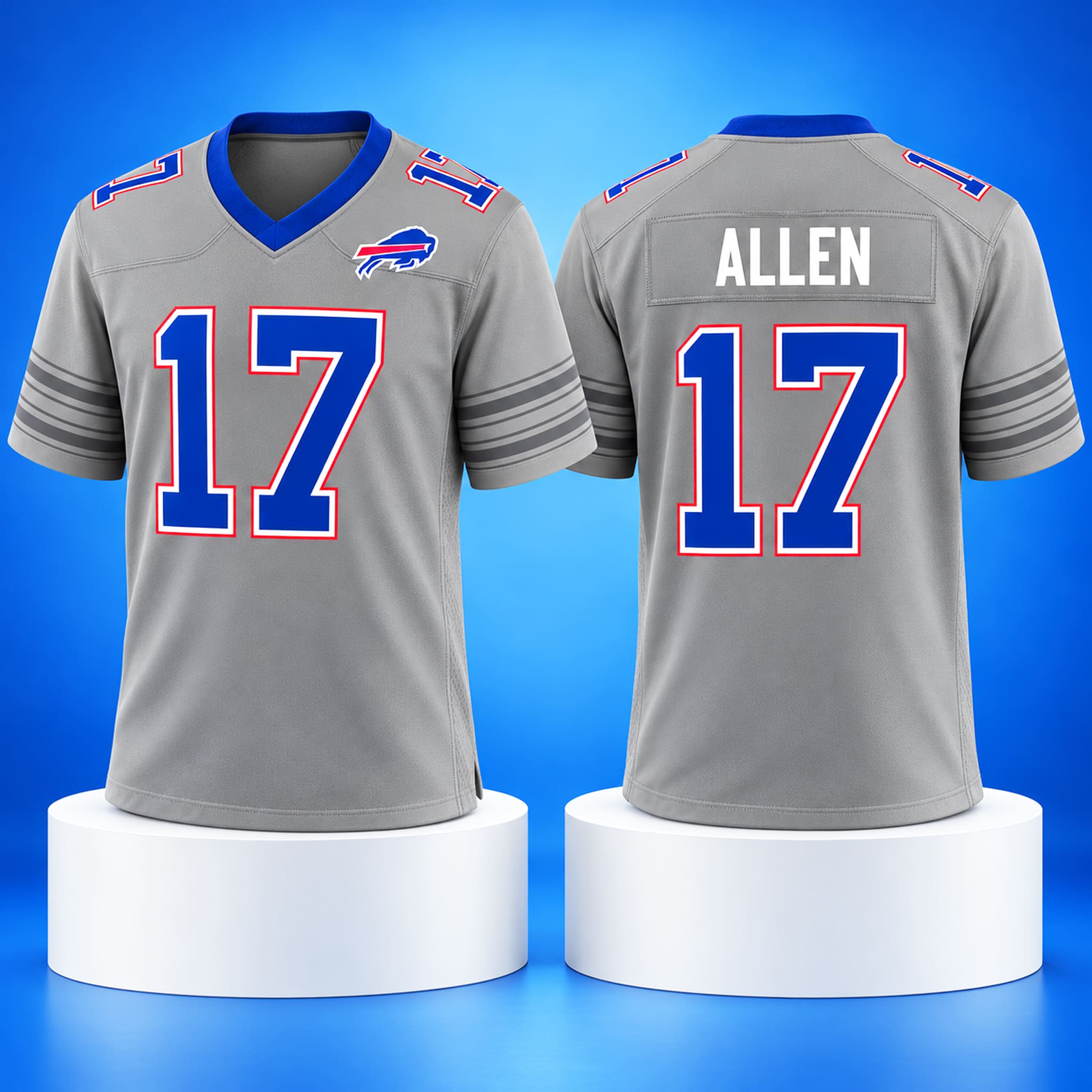 2026 Bills Rivalry Nickel City Grey Jersey 1 2026 Bills Rivalry Nickel City Grey Jersey 1