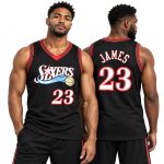 2026 Black Lebron Sixers Jersey