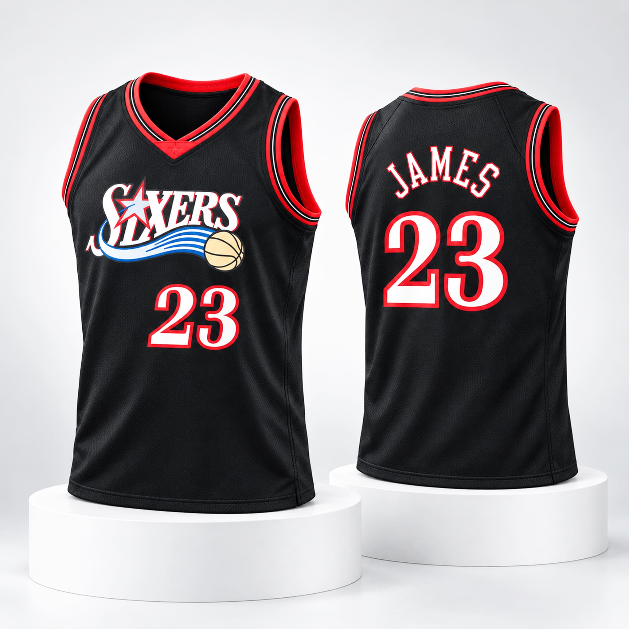 2026 Black Lebron Sixers Jersey 3 2026 Black Lebron Sixers Jersey 3