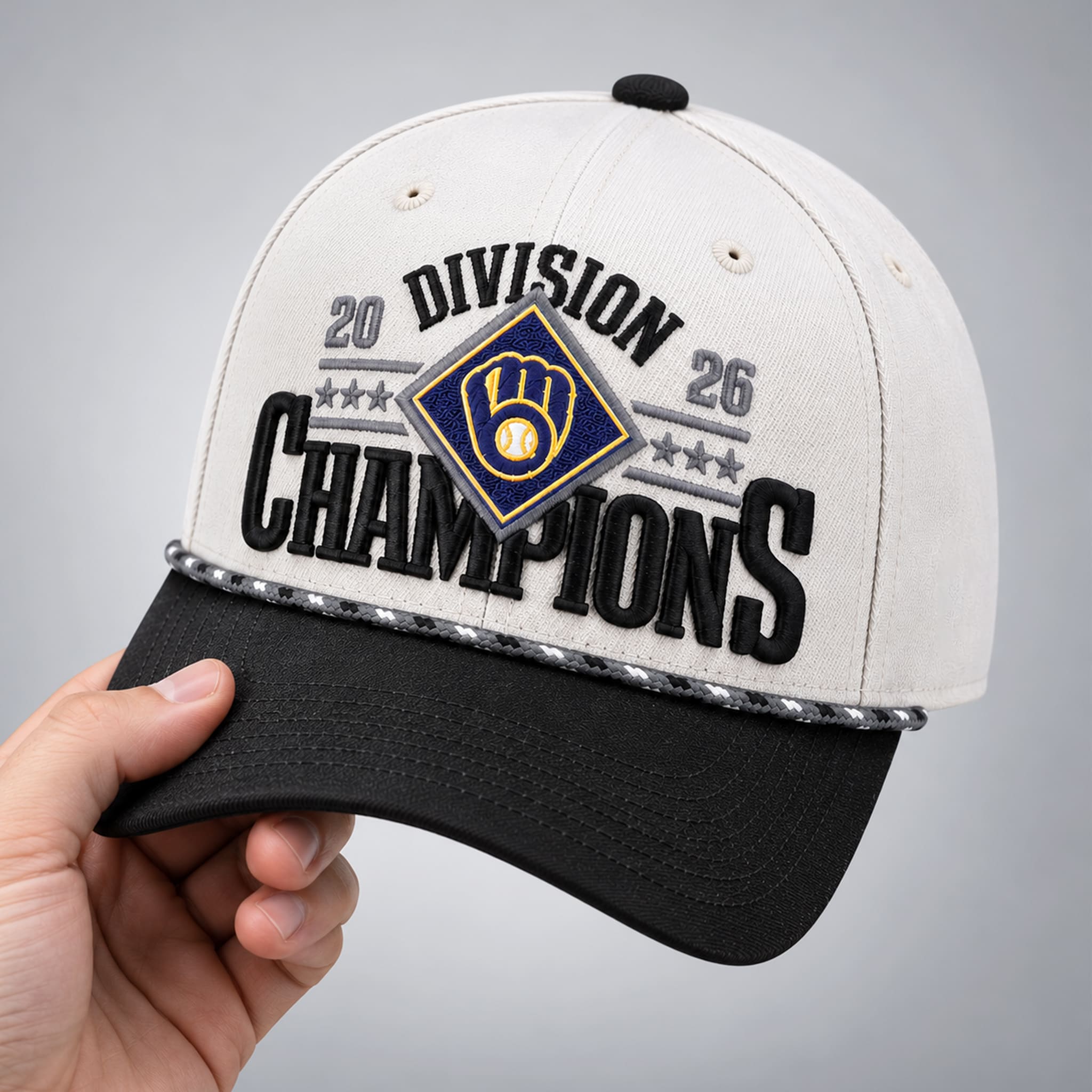 2026 Brewers NL Central Division Champions Hat 1 2026 Brewers NL Central Division Champions Hat 2