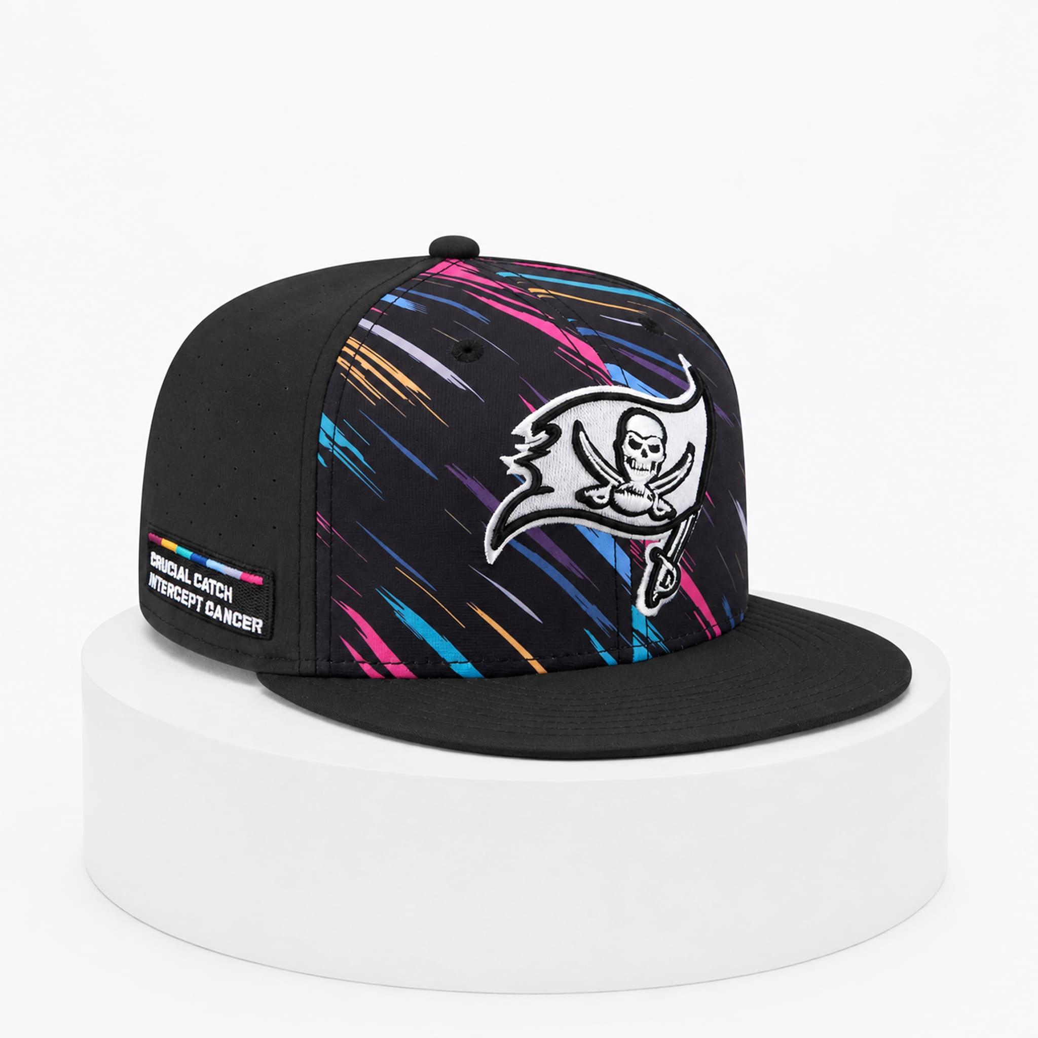 2026 Buccaneers Crucial Catch Cancer Hat 5 2026 Buccaneers Crucial Catch Cancer Hat