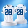 2026 Colts Jonathan Taylor White Jersey 1