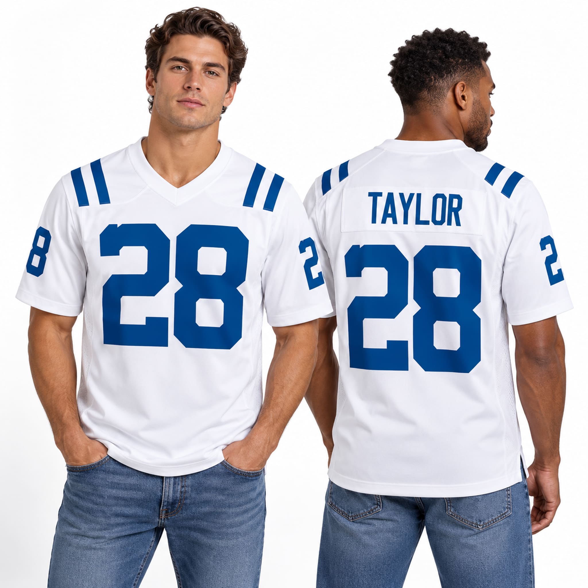 2026 Colts Jonathan Taylor White Jersey 3 2026 Colts Jonathan Taylor White Jersey 3