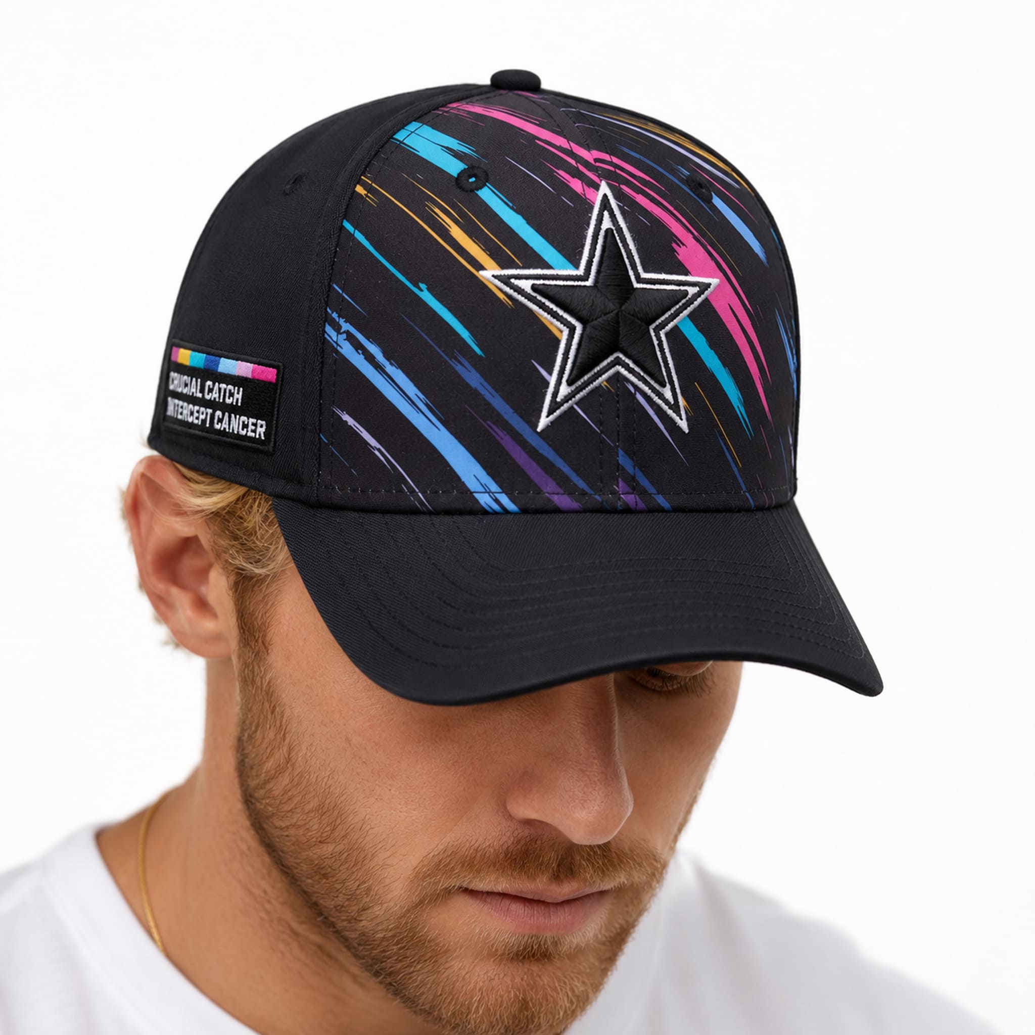 2026 Cowboys Crucial Catch Cancer Hat 2 2026 Cowboys Crucial Catch Cancer Hat 2