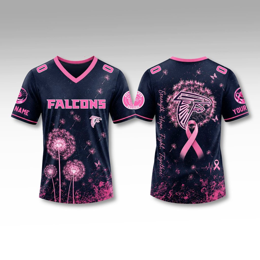 2026 Falcons Breast Cancer Awareness Football Jersey