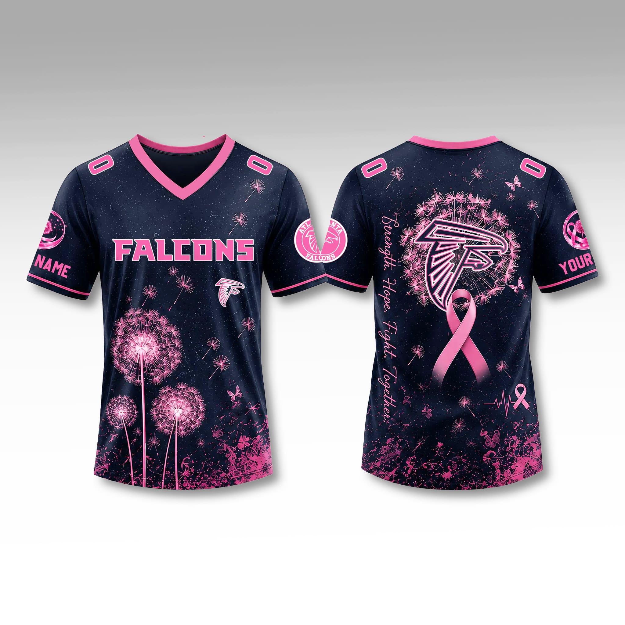 2026 Falcons Breast Cancer Awareness Football Jersey 1 2026 Falcons Breast Cancer Awareness Football Jersey 1