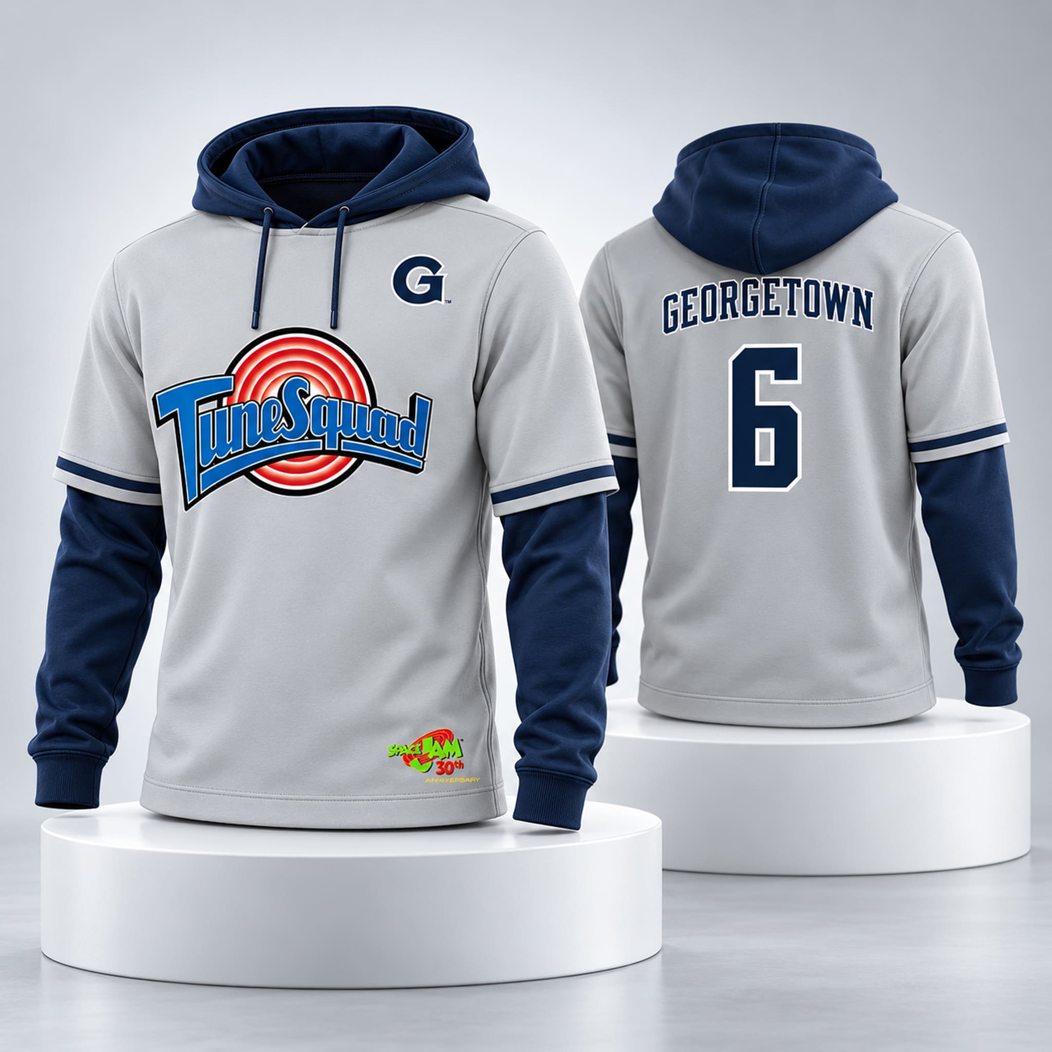 2026 Georgetown Hoyas Space Jam Tune Squad Jersey Hoodie Giveaway 1 2026 Georgetown Hoyas Space Jam Tune Squad Jersey Hoodie Giveaway 1