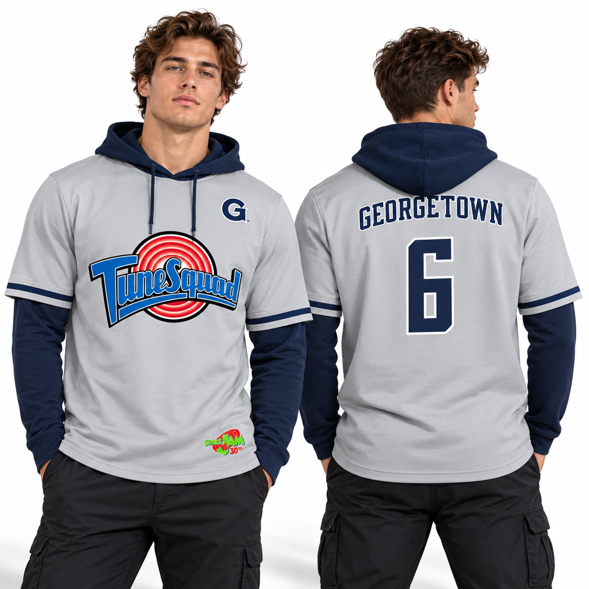 2026 Georgetown Hoyas Space Jam Tune Squad Jersey Hoodie Giveaway 2 2026 Georgetown Hoyas Space Jam Tune Squad Jersey Hoodie Giveaway 2