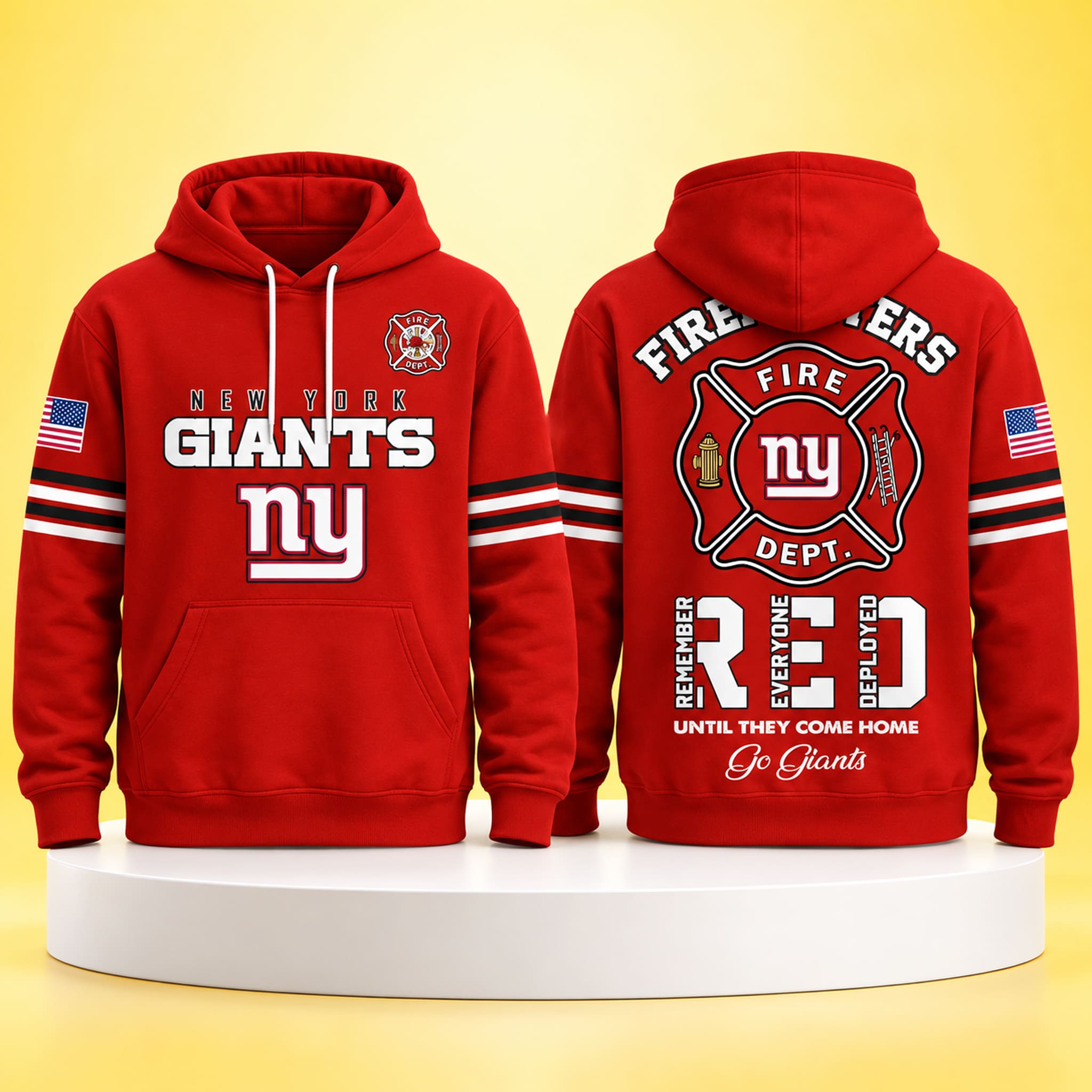 2026 Giants Firefighters Appreciation Hoodie 1 2026 Giants Firefighters Appreciation Hoodie 1