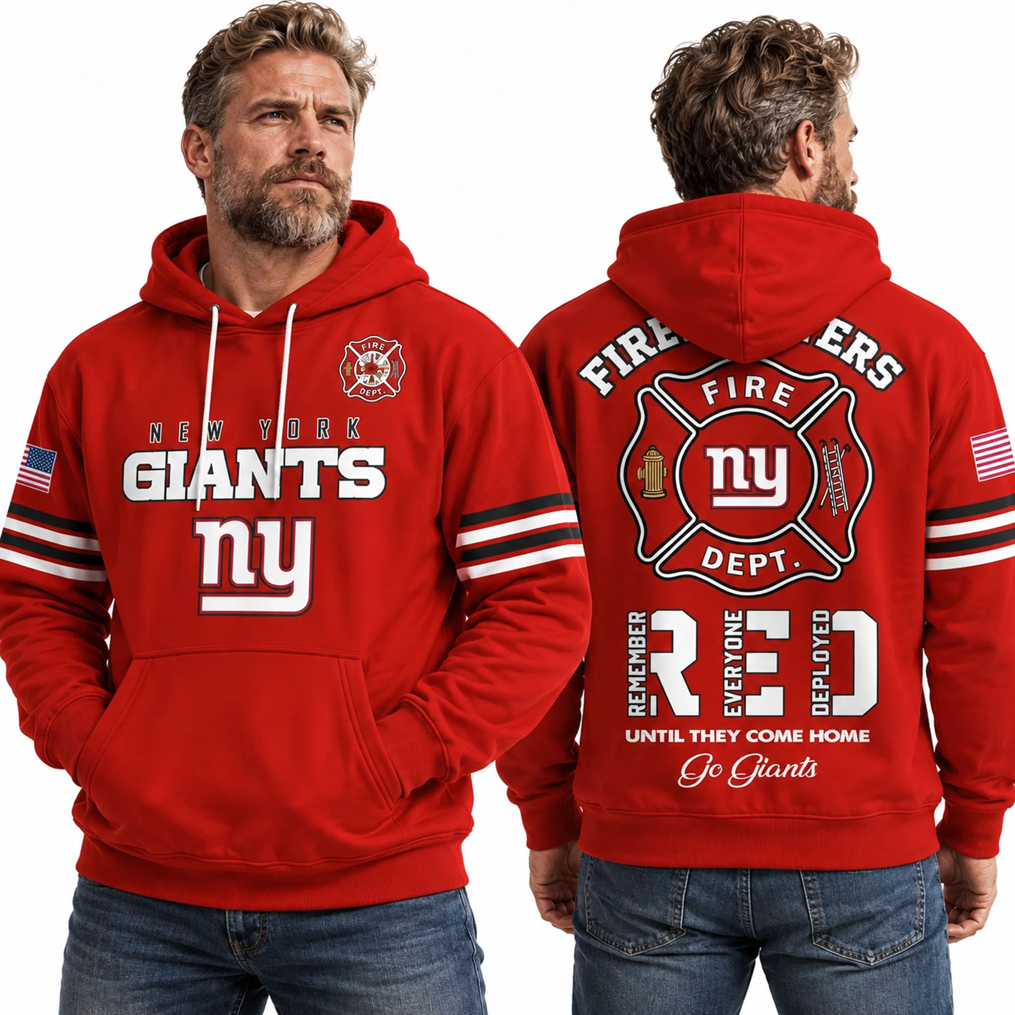 2026 Giants Firefighters Appreciation Hoodie 3 2026 Giants Firefighters Appreciation Hoodie 3
