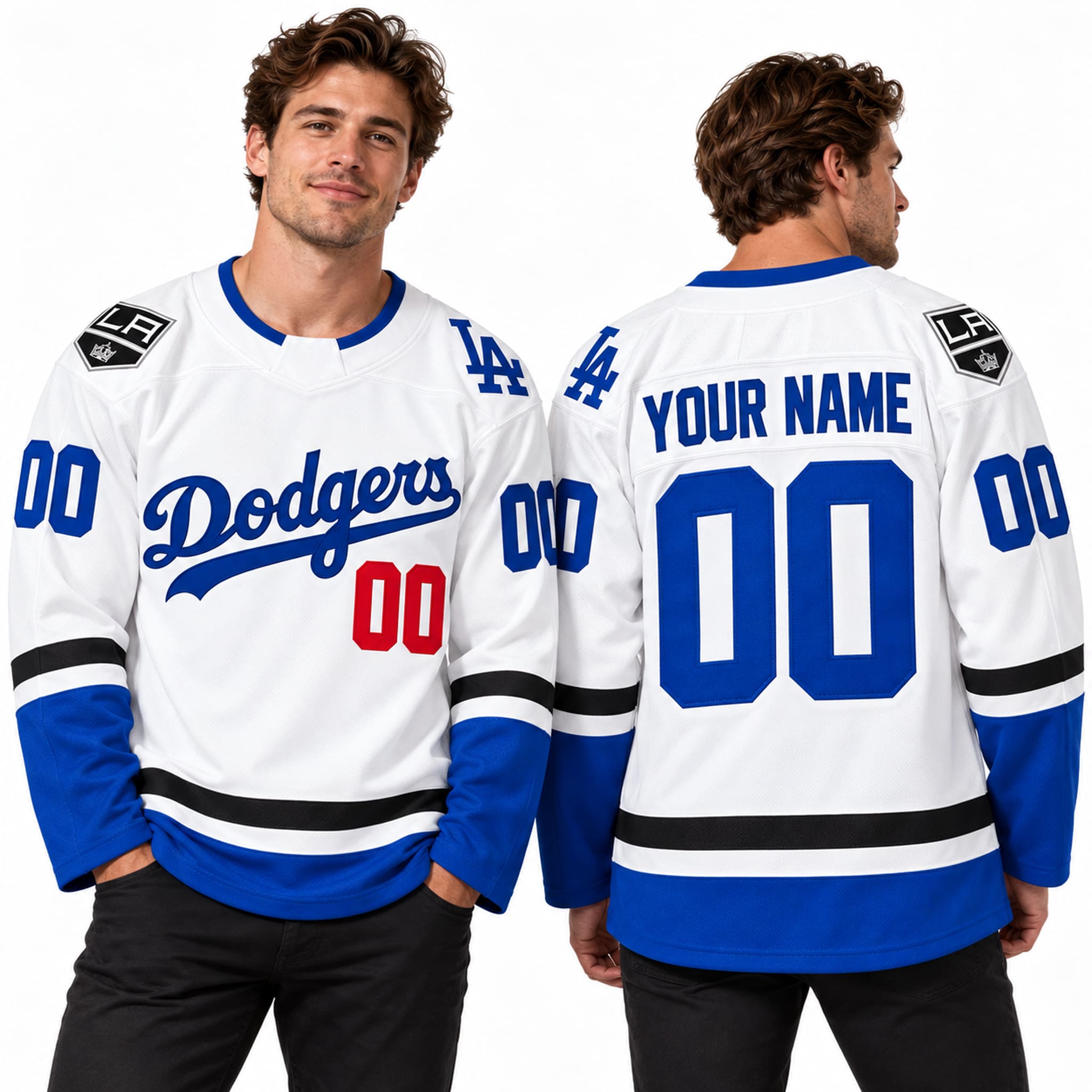 2026 LA Kings Dodgers Hockey Jersey 1 2026 LA Kings Dodgers Hockey Jersey 1
