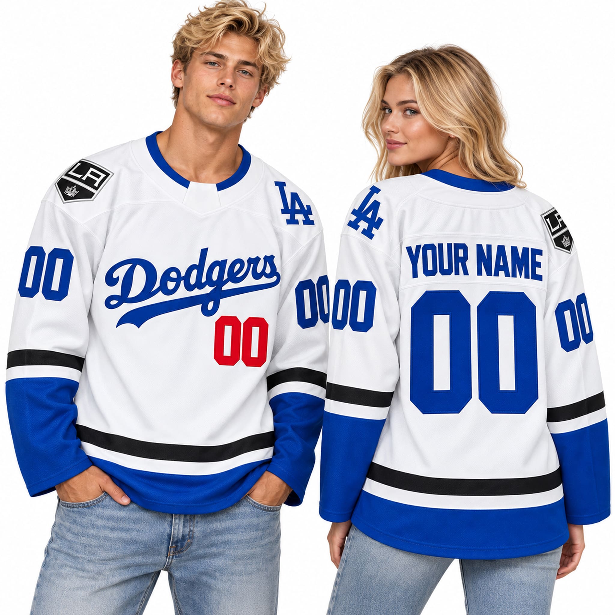 2026 LA Kings Dodgers Hockey Jersey 2 2026 LA Kings Dodgers Hockey Jersey 2