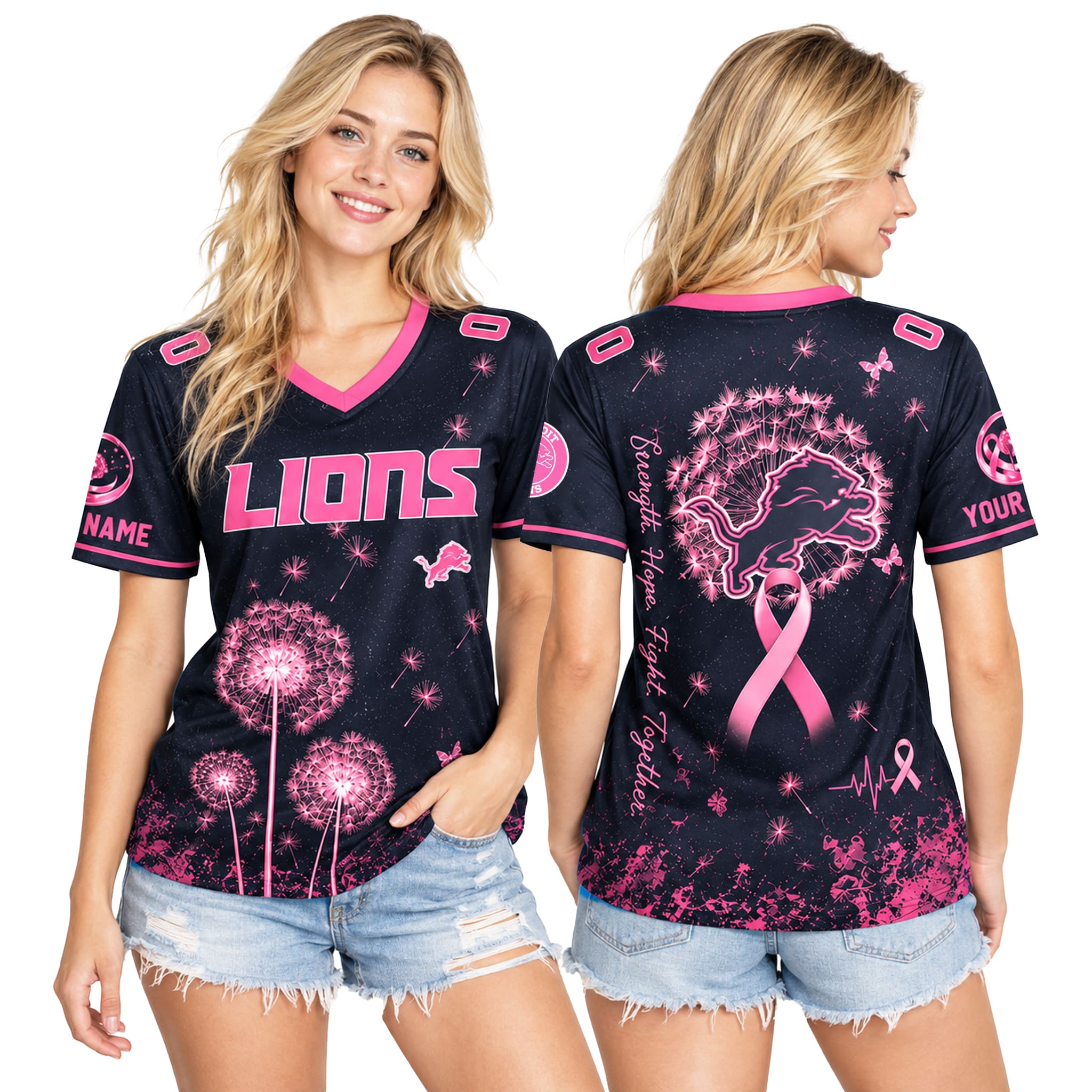 2026 Lions Breast Cancer Awareness Football Jersey 2026 Lions Breast Cancer Awareness Football Jersey